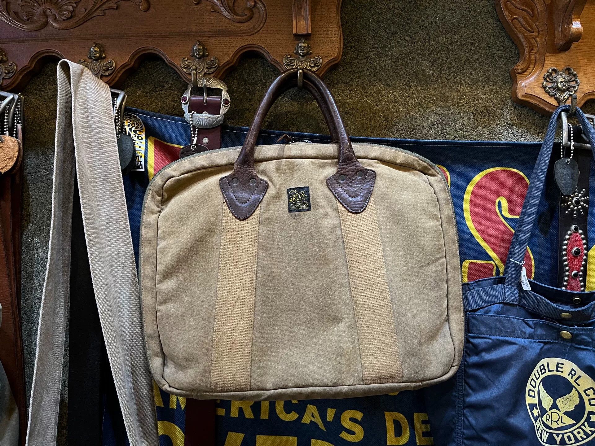 RRL Ralph Lauren RRL Vintage Computer Bag Briefcase Size ONE SIZE - 1 Thumbnail