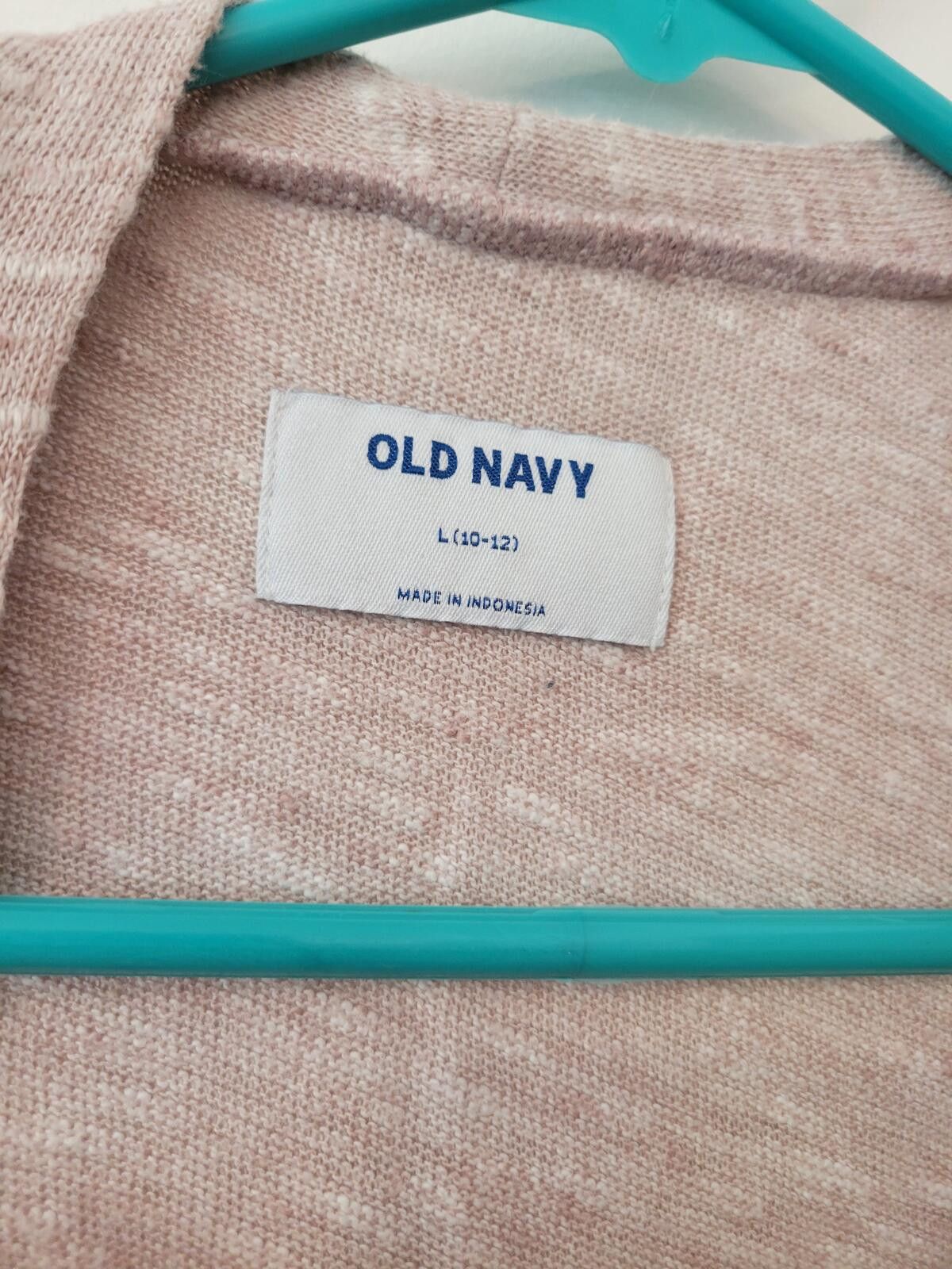 Old Navy Old Navy Women's Long Pink Cardigan Sweater Size L (10-12) Size L / US 10 / IT 46 - 3 Thumbnail