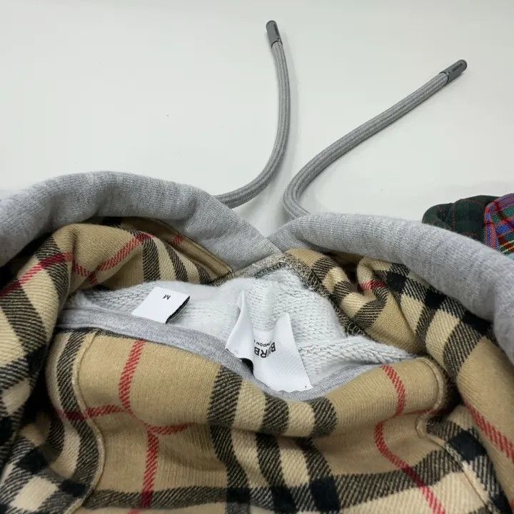 Burberry Burberry Burberry Color Blocked Plaid Hoodie-2507 Size US M / EU 48-50 / 2 - 7 Thumbnail