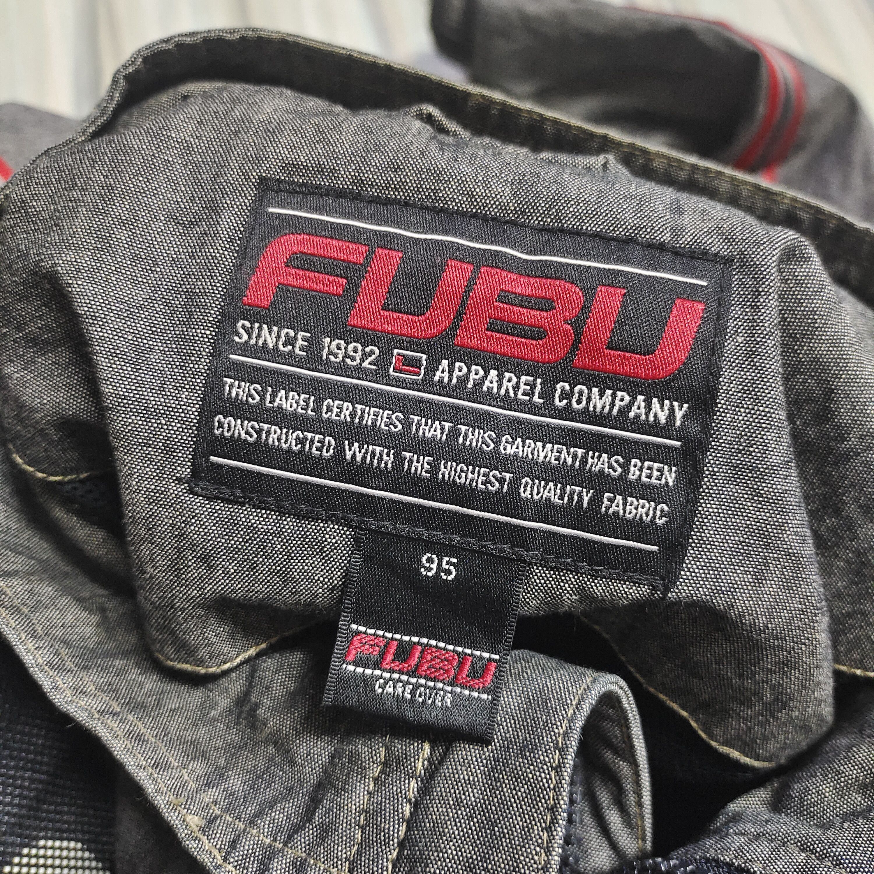 Designer × Fubu Fubu Jeans Light Jacket Big Spellout Size US L / EU 52-54 / 3 - 11 Thumbnail