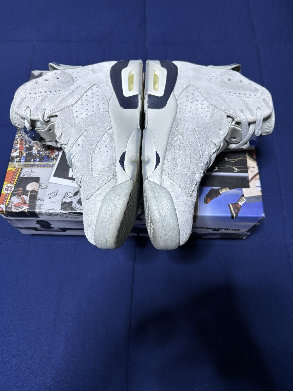 Jordan Brand Jordan 6 Retro Georgetown 2022 Size 8.5 Size US 8.5 / EU 41-42 - 3 Thumbnail