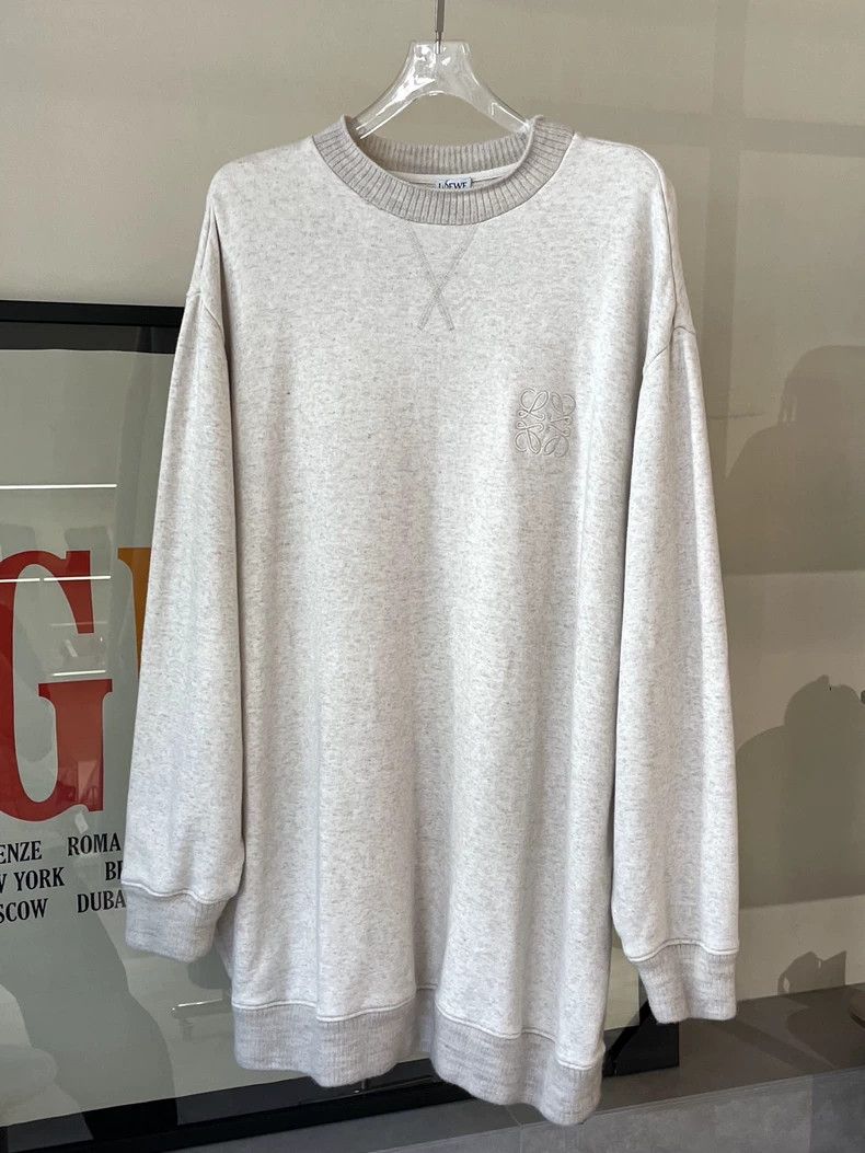Loewe Loewe Beige Crewneck Sweatshirt XS - dmc Size US XS / EU 42 / 0 - 1 Thumbnail