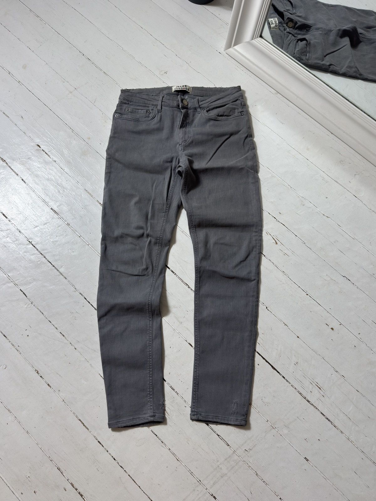 Acne Studios VINTAGE ACNE STUDIOS SKIN 5 USED GREY JEANS Size 29" - 1 Thumbnail