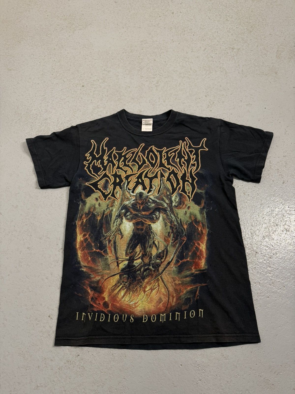 Band Tees Malevolent Creation 2011 Tour Rock T-Shirt Size US S / EU 44-46 / 1 - 4 Thumbnail
