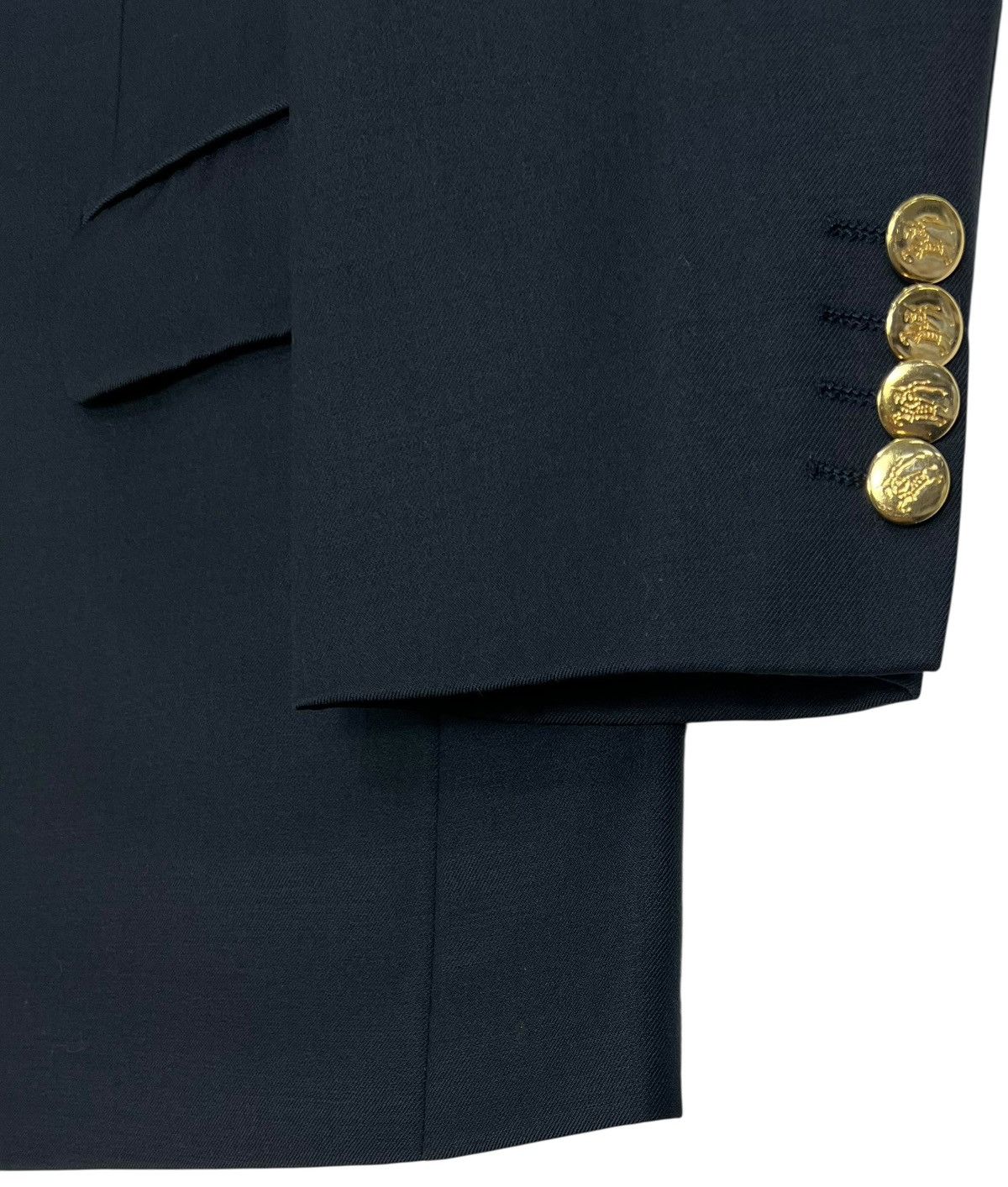 Burberry Burberry Double Breasted Navy Blazer Gold Button 42R Size US L / EU 52-54 / 3 - 8 Thumbnail
