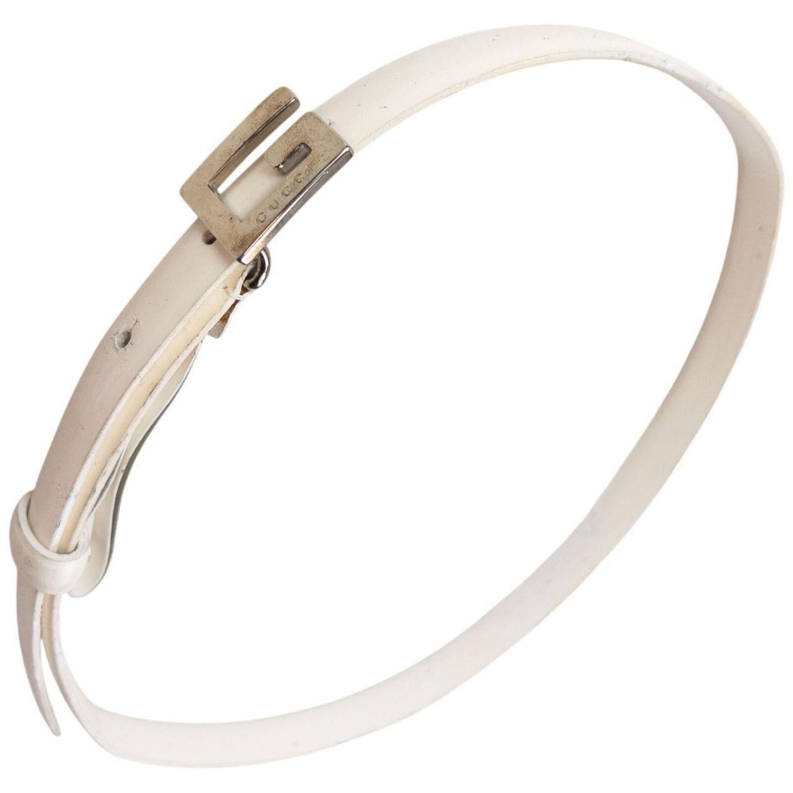 Gucci Vintage 2000s Gucci Leather Belt Size W24 Size ONE SIZE - 1 Thumbnail