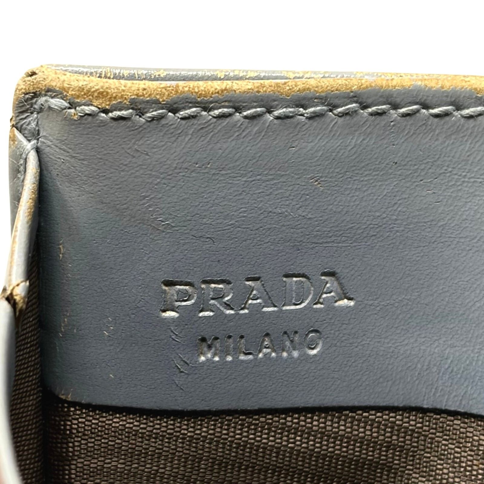 Prada Prada Gray Cardholder Wallet Size ONE SIZE - 6 Thumbnail