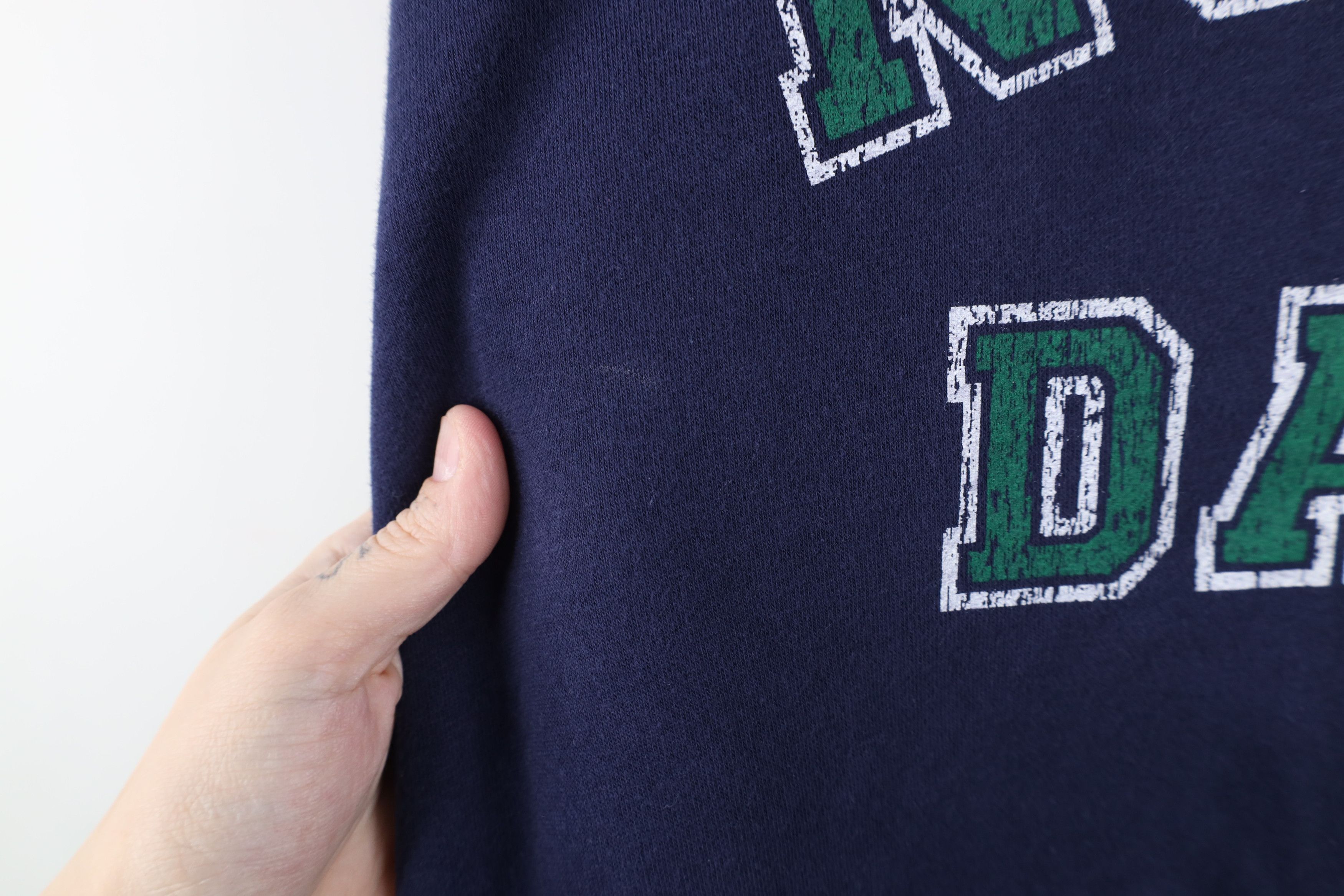 Under Armour × Vintage Under Armour Spell Out Notre Dame University Full Zip Hoodie Size US L / EU 52-54 / 3 - 7 Thumbnail