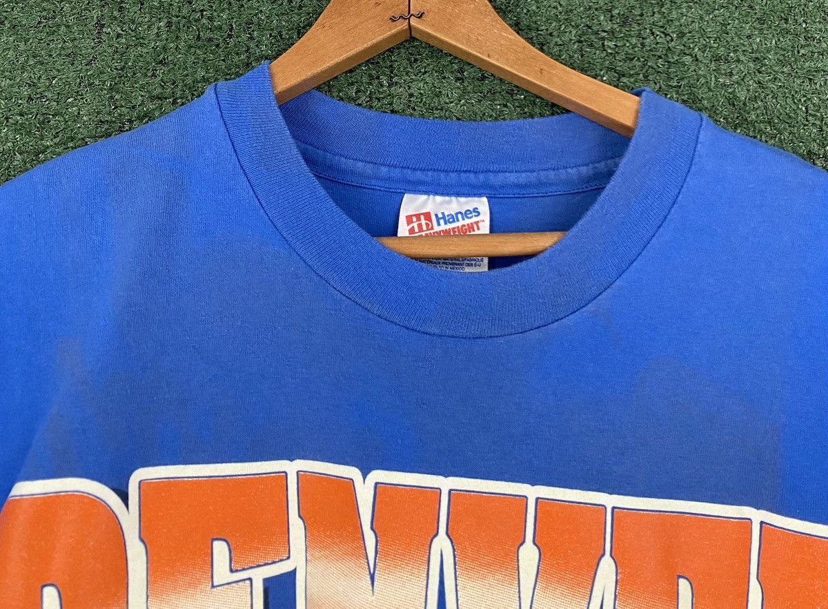 Hanes VTG 1995 Denver Broncos Large Graphic T-shirt Mens Medium Size US M / EU 48-50 / 2 - 10 Thumbnail