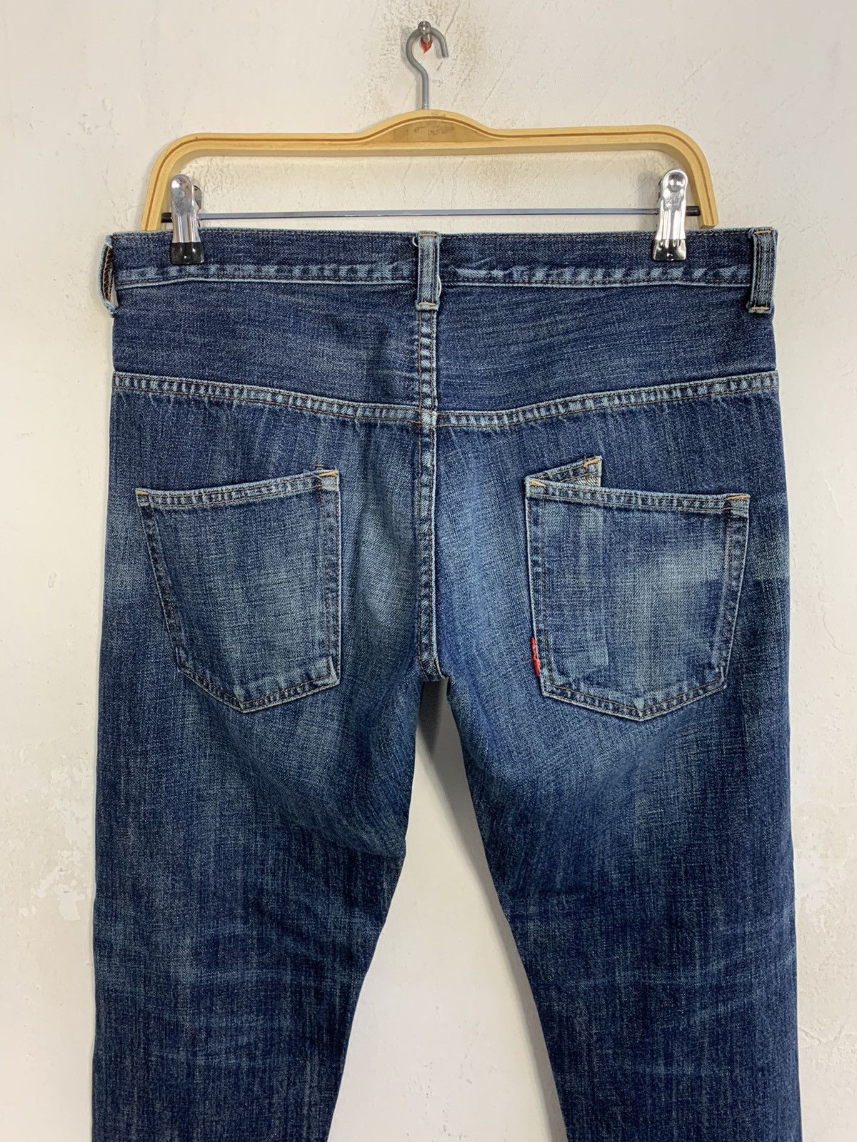 Japanese Brand Hype 90s RNA Inc Distressed Indigo Denim Size US 32 / EU 48 - 8 Thumbnail