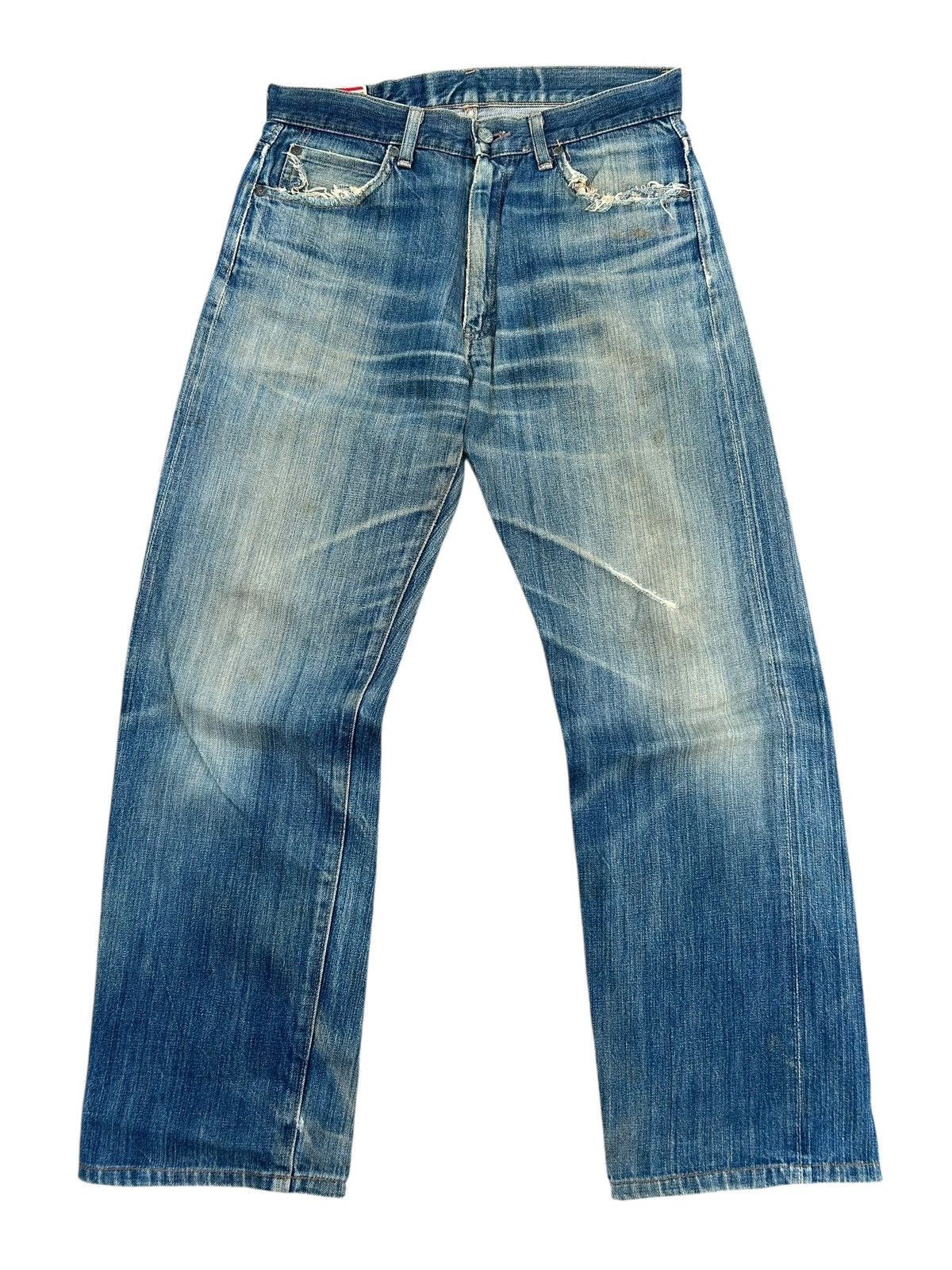 Kapital Thrashed Vintage Bobson Selvedge Denim Jeans Size US 31 - 2 Thumbnail