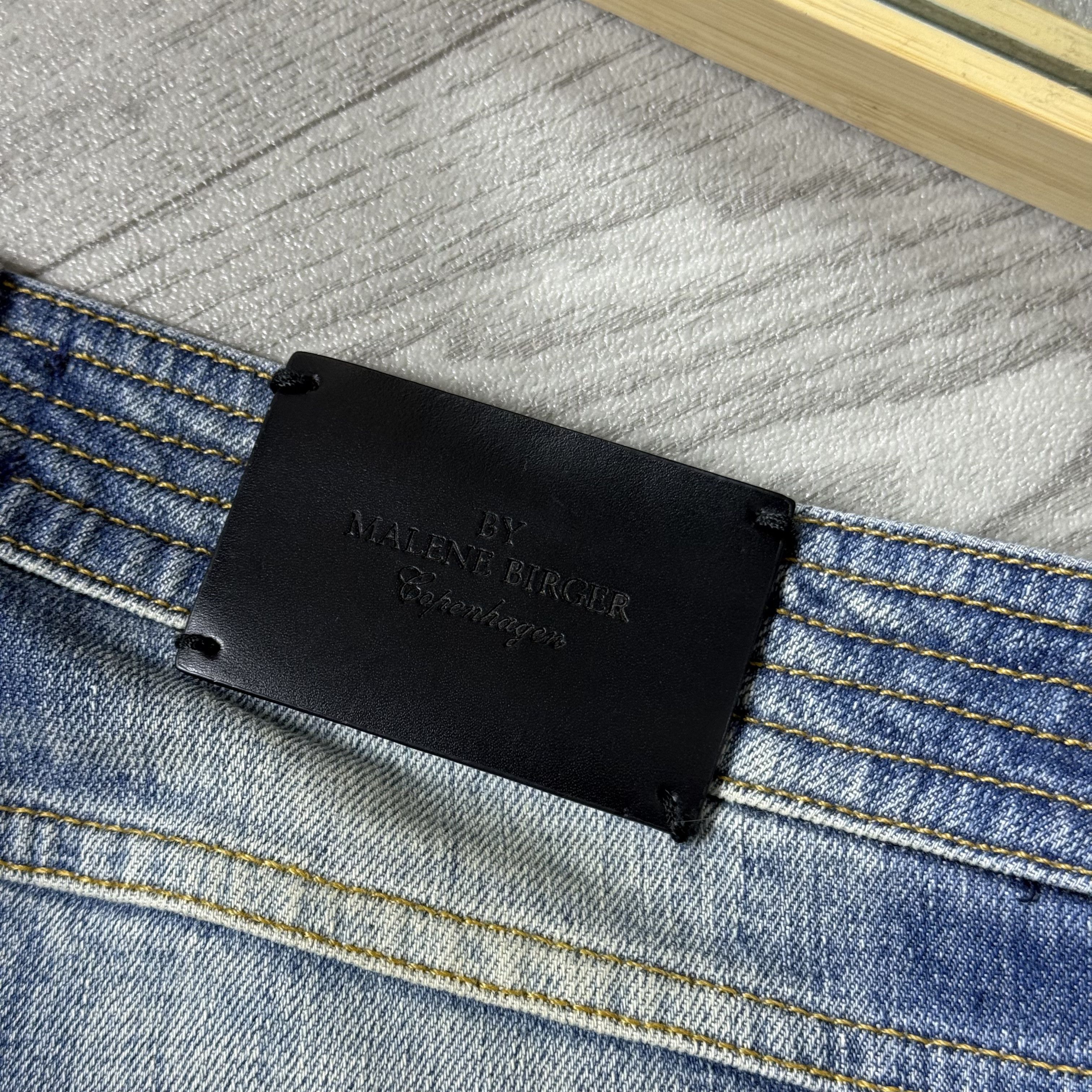 By Malene Birger Vintage By Malene Birger 90s Rare Full Zip Faded Jeans Pants Size 28" / US 6 / IT 42 - 10 Thumbnail