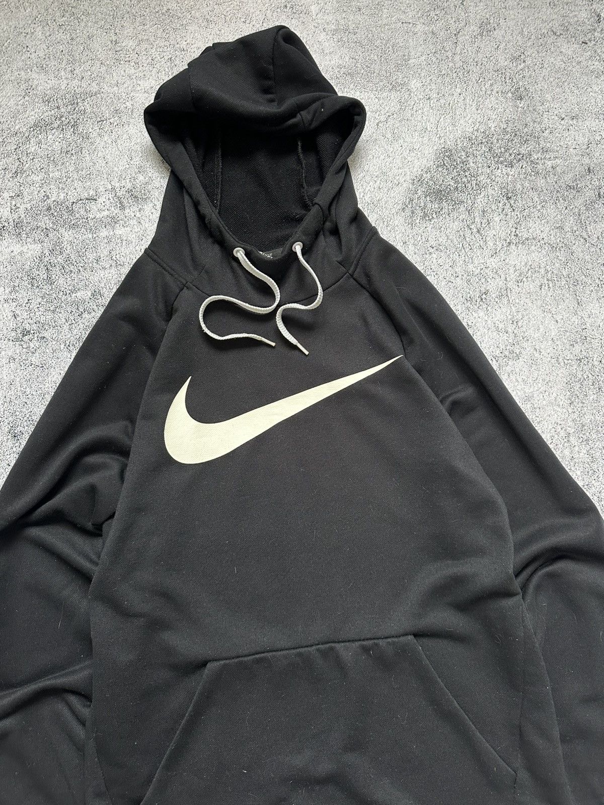 Nike Vintage Nike Hoodie Big Swoosh Logo Y2K White Size US M / EU 48-50 / 2 - 4 Thumbnail