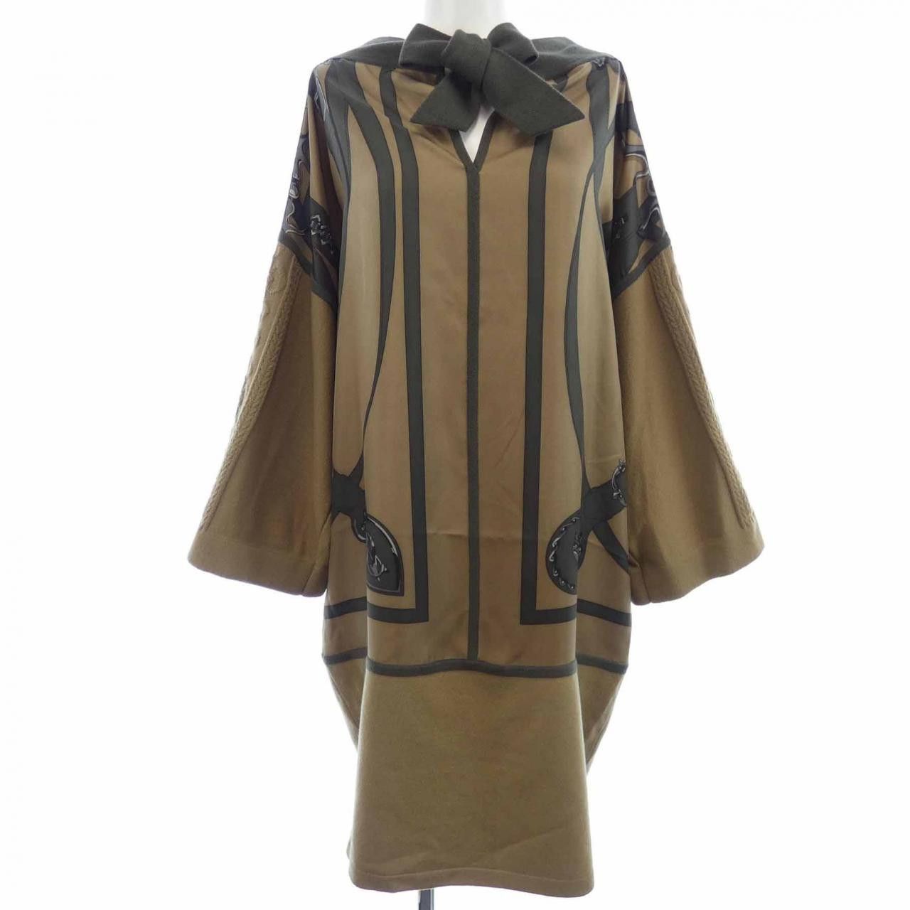 Hermes Hermes Hermes Twill Reine Dress Cotton Dresses DUTY FREE for USA Size ONE SIZE - 1 Thumbnail
