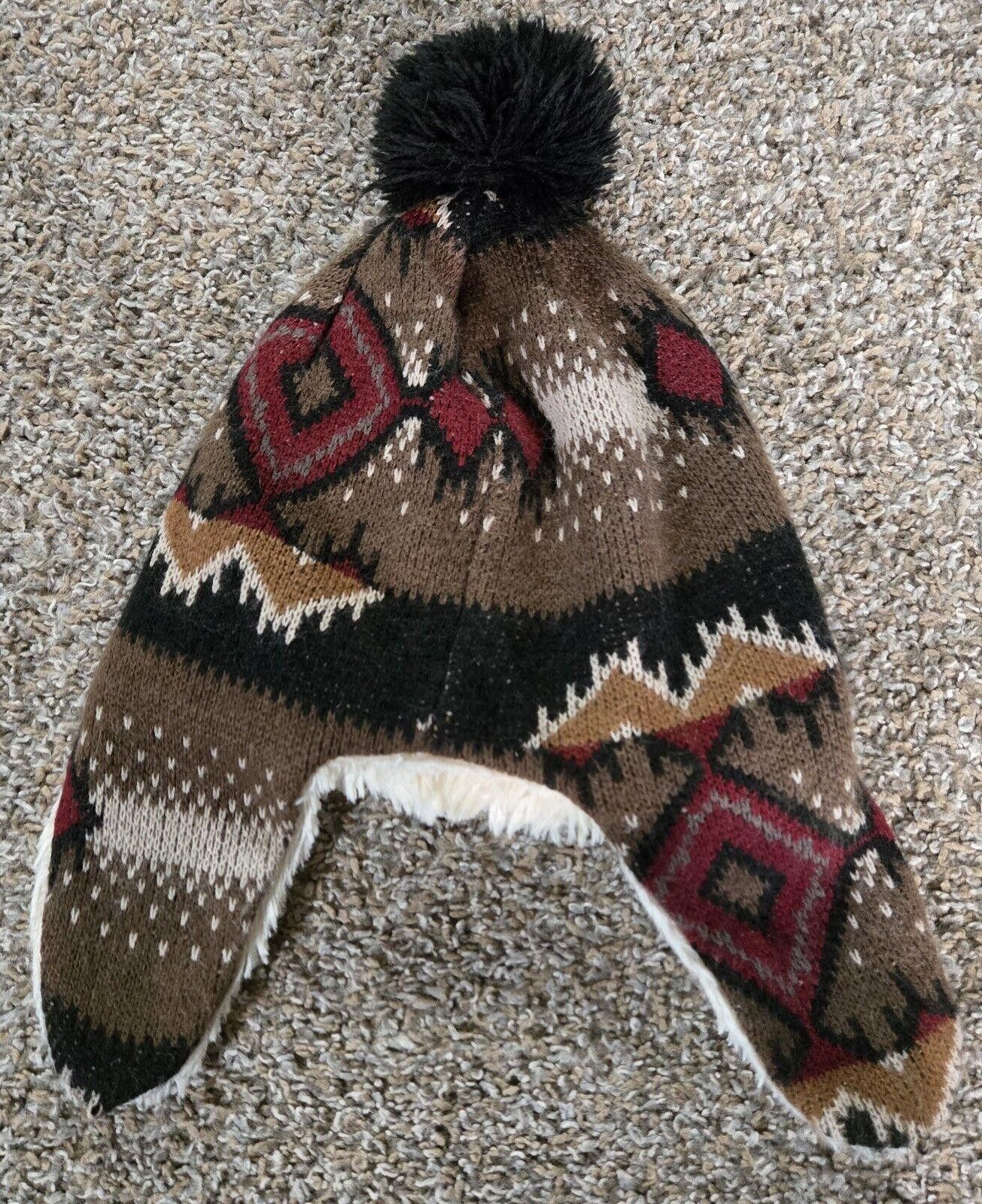 Designer Faux Fur Trapper Hat One Size Size ONE SIZE - 3 Thumbnail