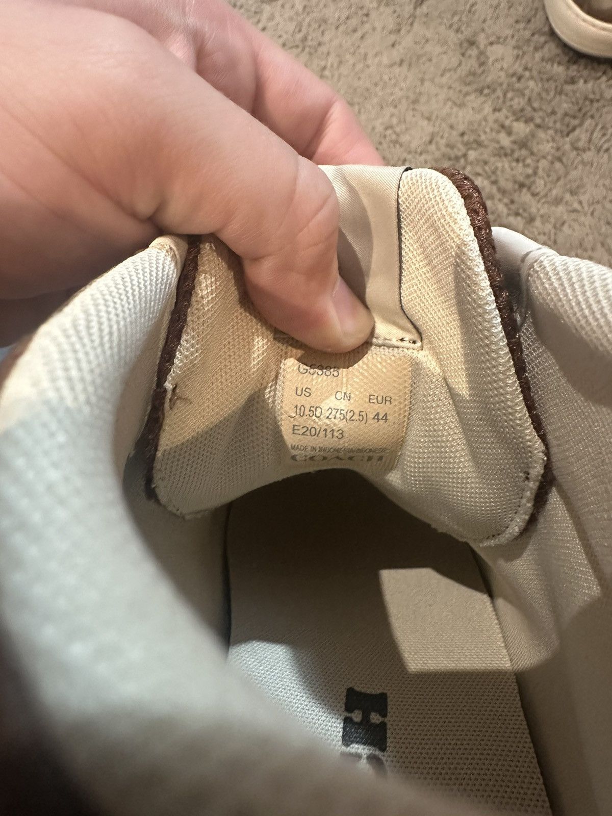 Coach Coach high top sneakers Size US 10.5 / EU 43-44 - 5 Thumbnail