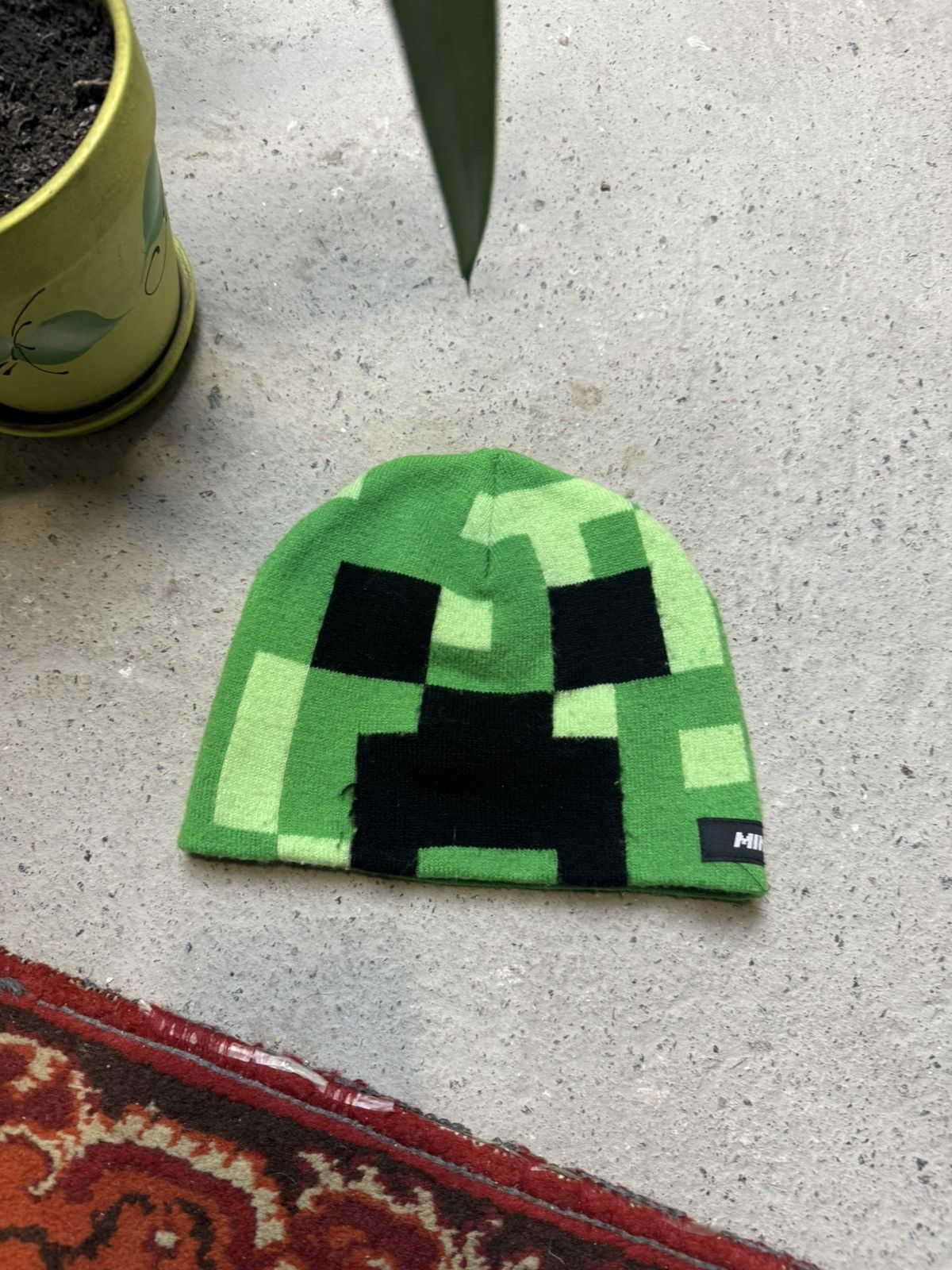 Japanese Brand Y2K MINECRAFT CREEPER BAP HAT BEANIE CAP Size ONE SIZE - 1 Thumbnail