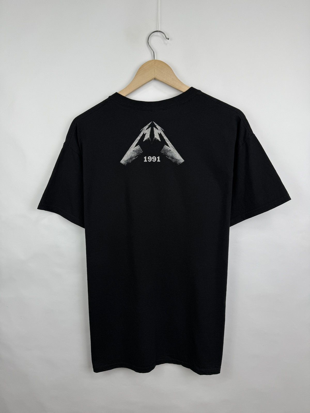 Metallica 🇺🇸 Vintage Metallica The Black Album Rock Bend T-Shirt Rare Size US L / EU 52-54 / 3 - 8 Thumbnail