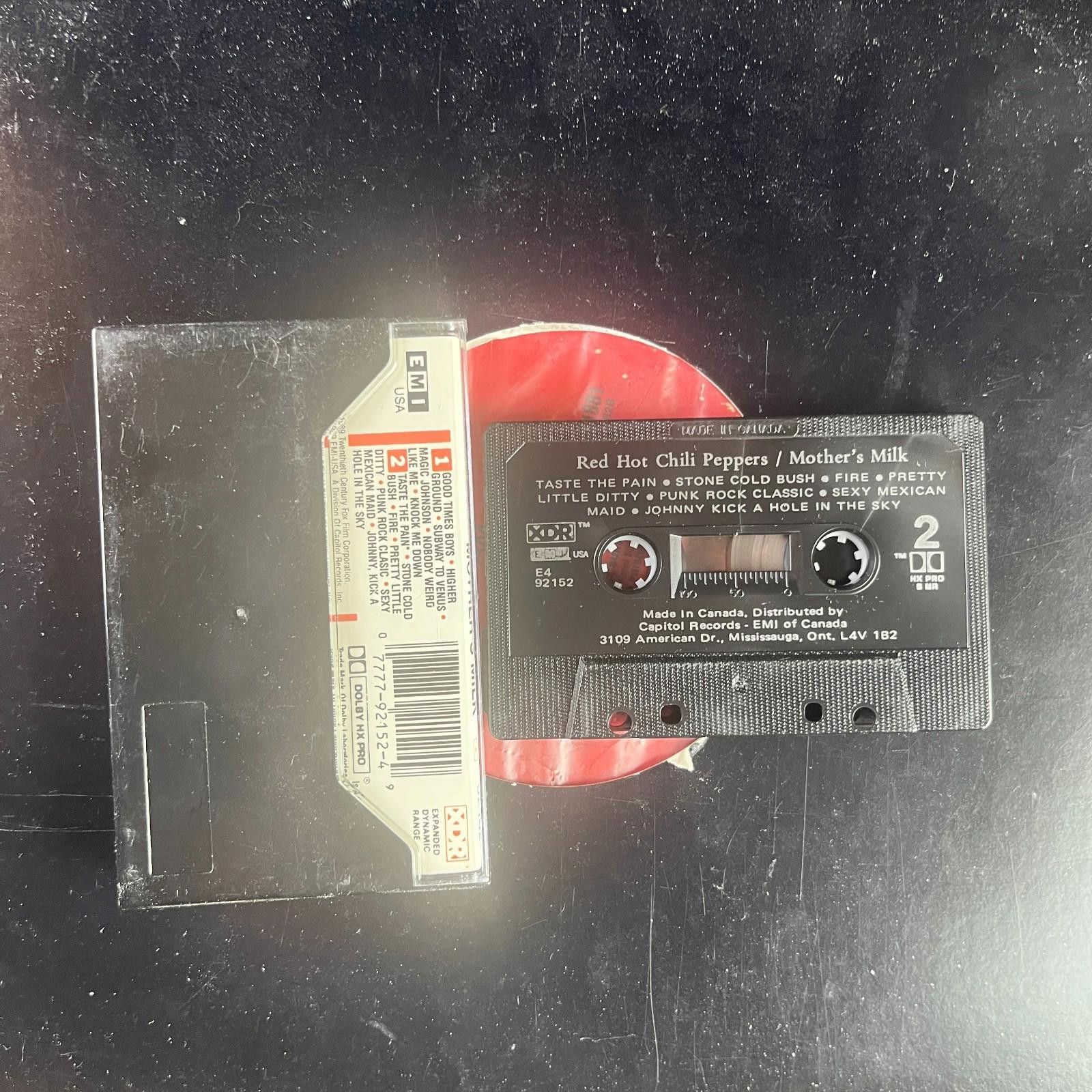 Other Red Hot Chili Peppers Mother's Milk Cassette 1989 EMI Size ONE SIZE - 2 Thumbnail