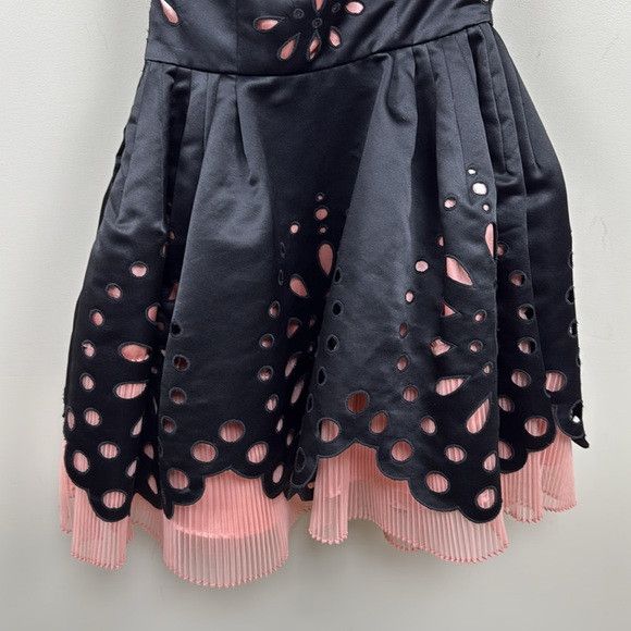 Betsey Johnson VINTAGE BETSEY JOHNSON 2 black and pink strapless dress Size XS / US 0-2 / IT 36-38 - 8 Thumbnail
