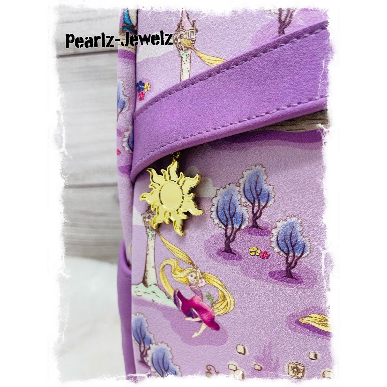 Disney Loungefly Rapunzel Tangled Live Your Dreams Allover Mini Bac Size ONE SIZE - 2 Thumbnail
