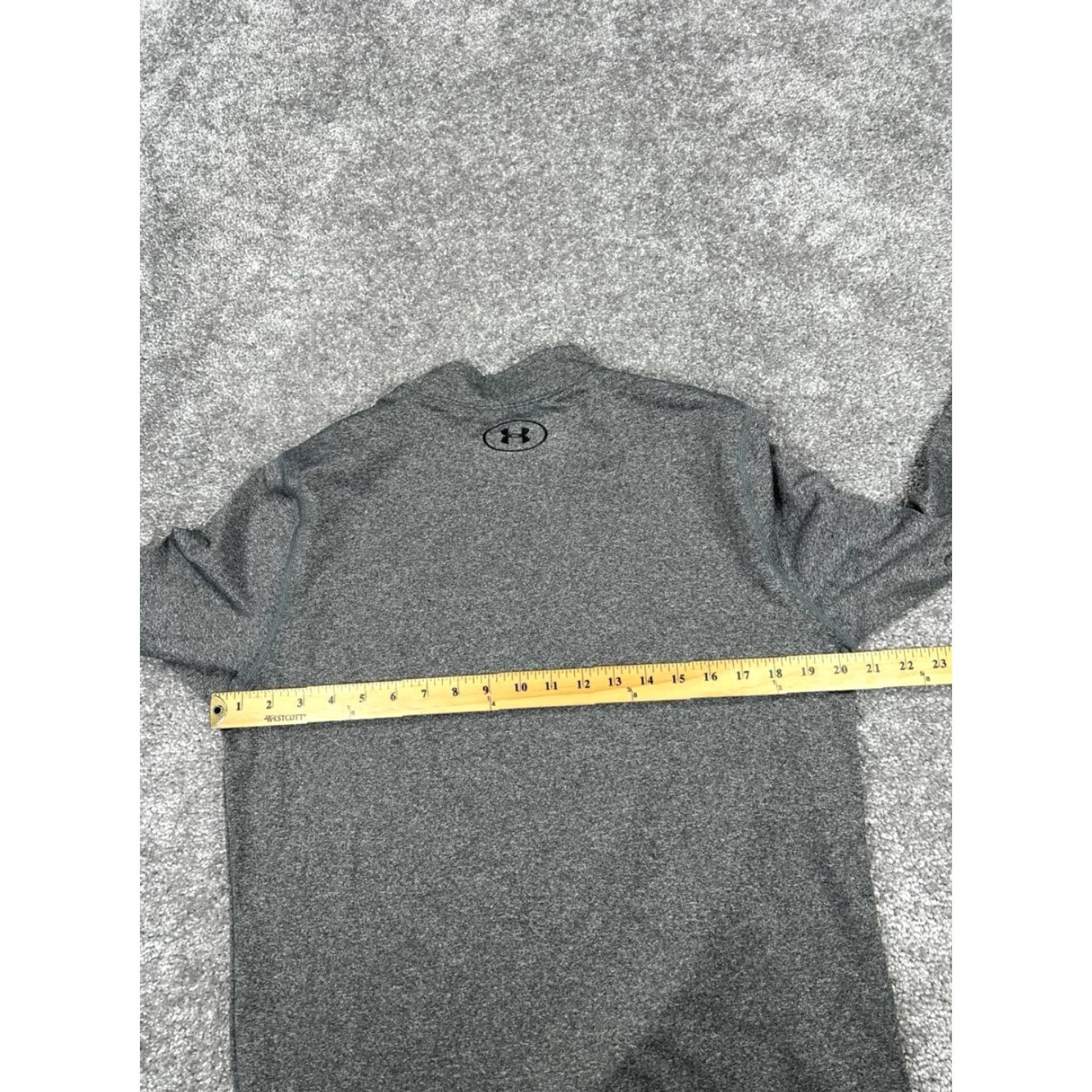 Under Armour Under Armour Shirt Mens Large Gray ColdGear Pullover Size US L / EU 52-54 / 3 - 5 Thumbnail