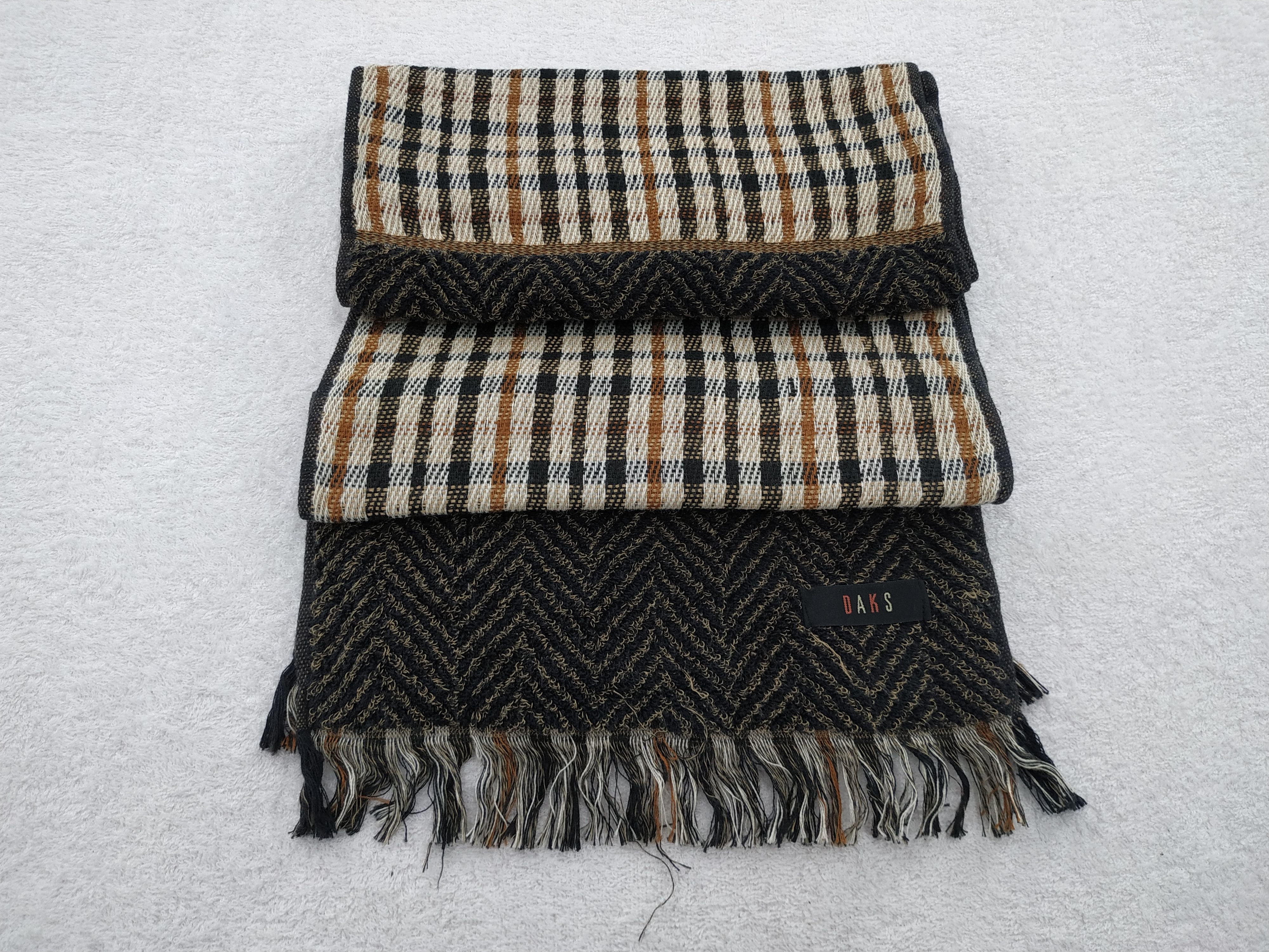 DAKS Vintage Daks Scarf/Muffler/Neckwear MF044 Size ONE SIZE - 2 Thumbnail