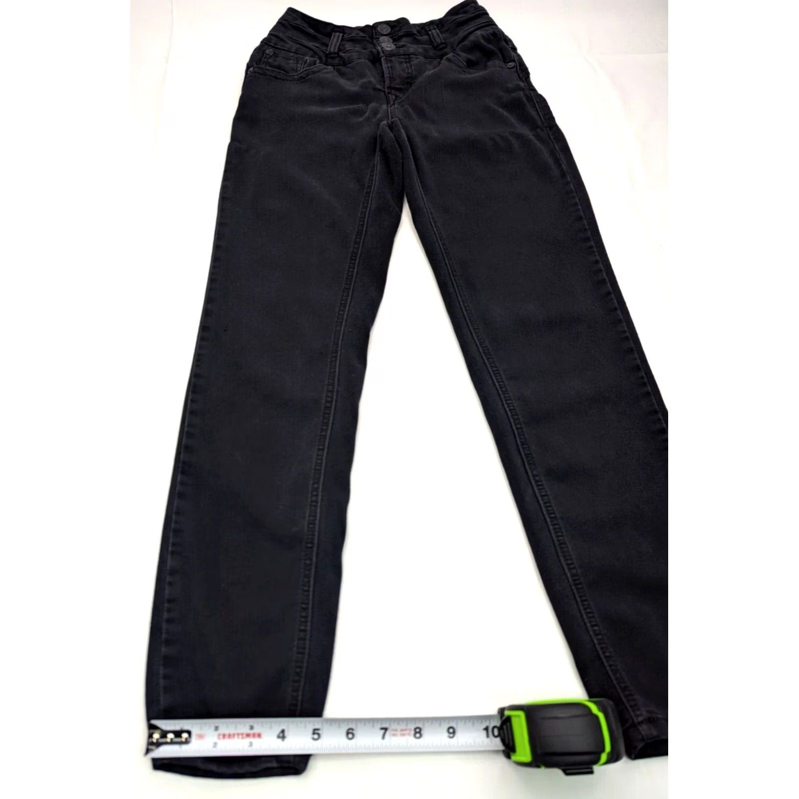Vintage Wallflower Jeans Jegging Woman 1 Black Dark Wash 23x28 Denim 5-Pocket Classic Stretch Jeans Size 25" / US 0 / IT 36 - 2 Thumbnail