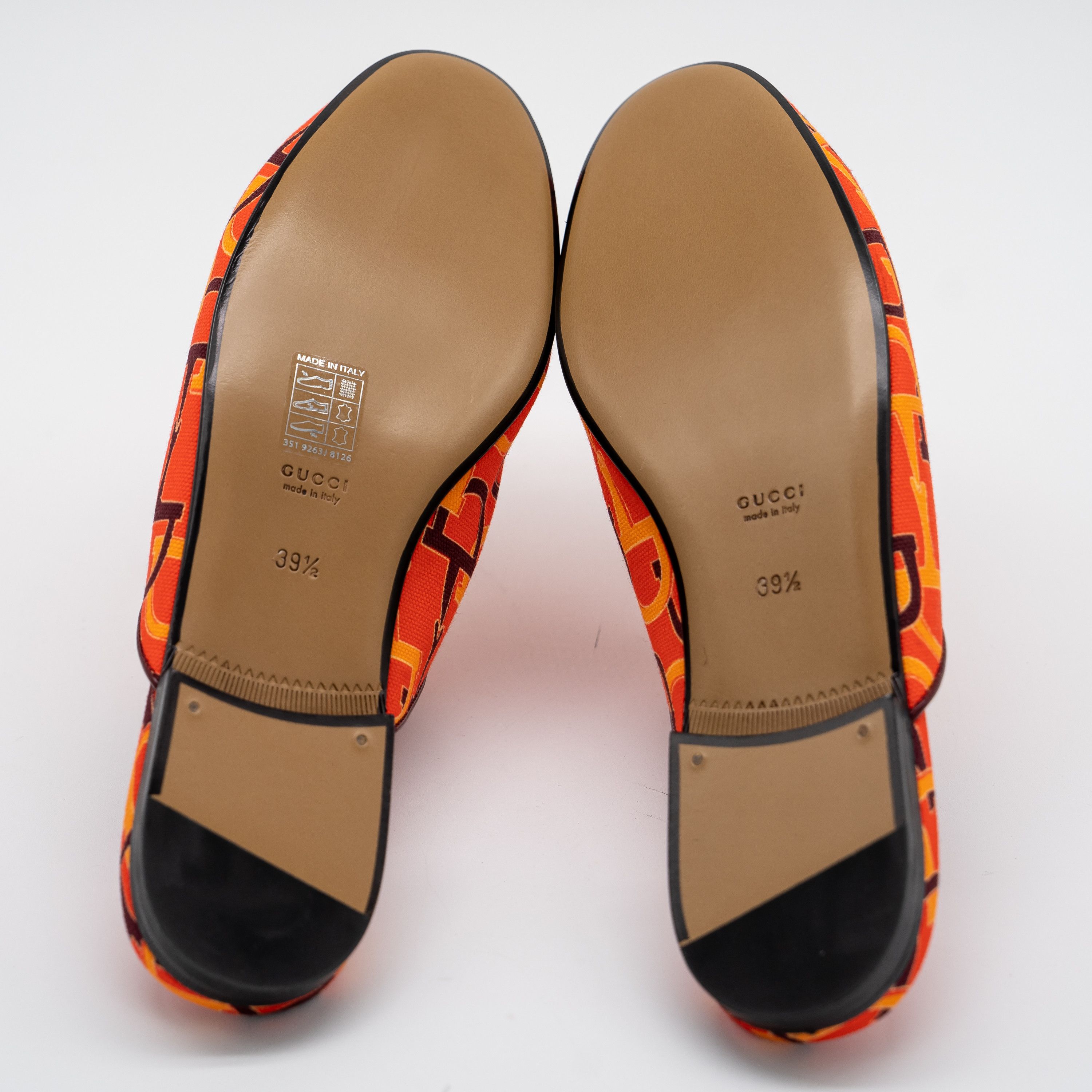 Gucci Gucci Princetown Horsebit Print Orange Mules Slip On Size US 9.5 / IT 39.5 - 6 Thumbnail