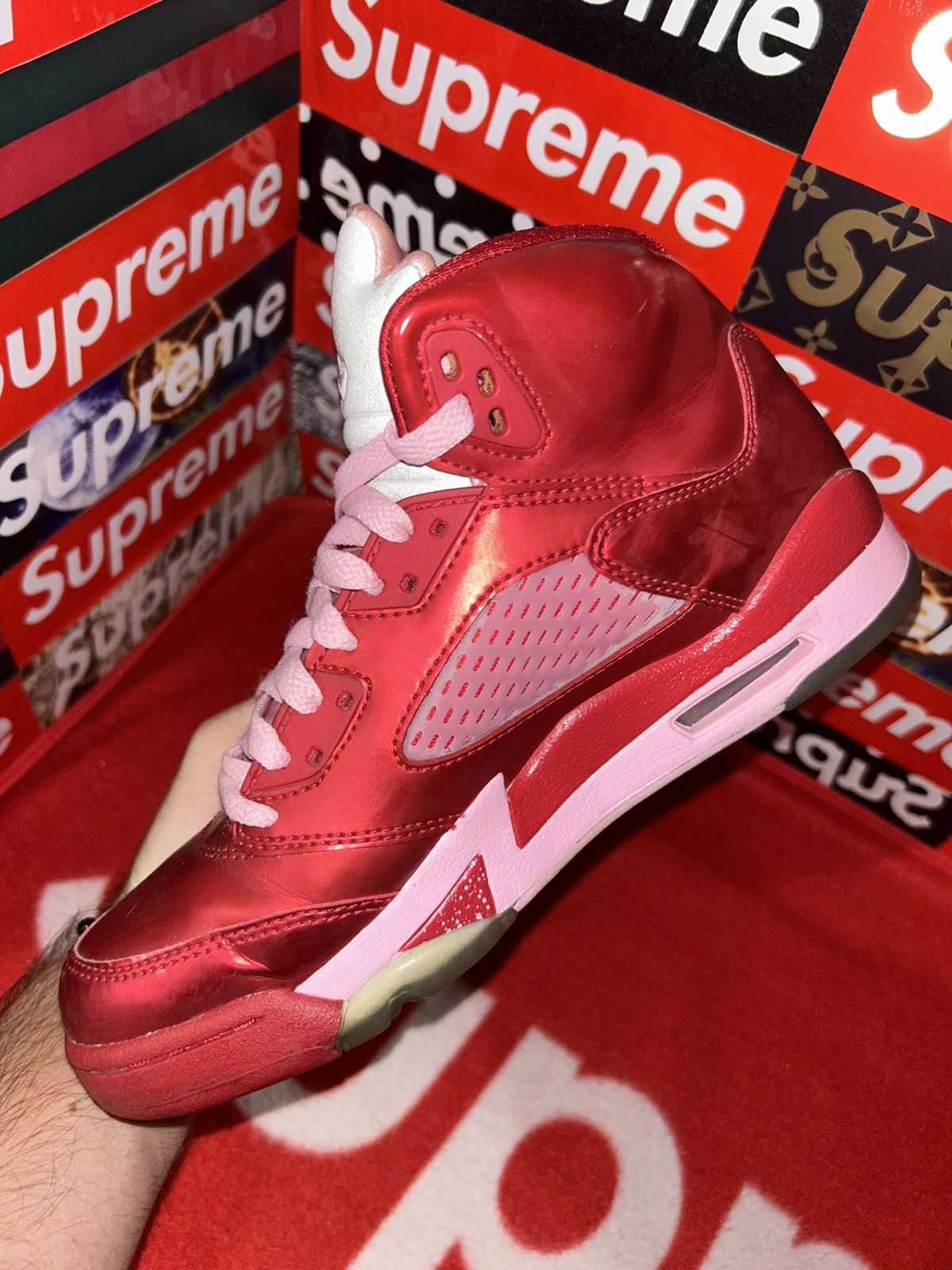 Jordan Brand Jordan 5 Retro Valentines Day GS 440892-605 size 5y Size US 5 / EU 37 - 9 Thumbnail