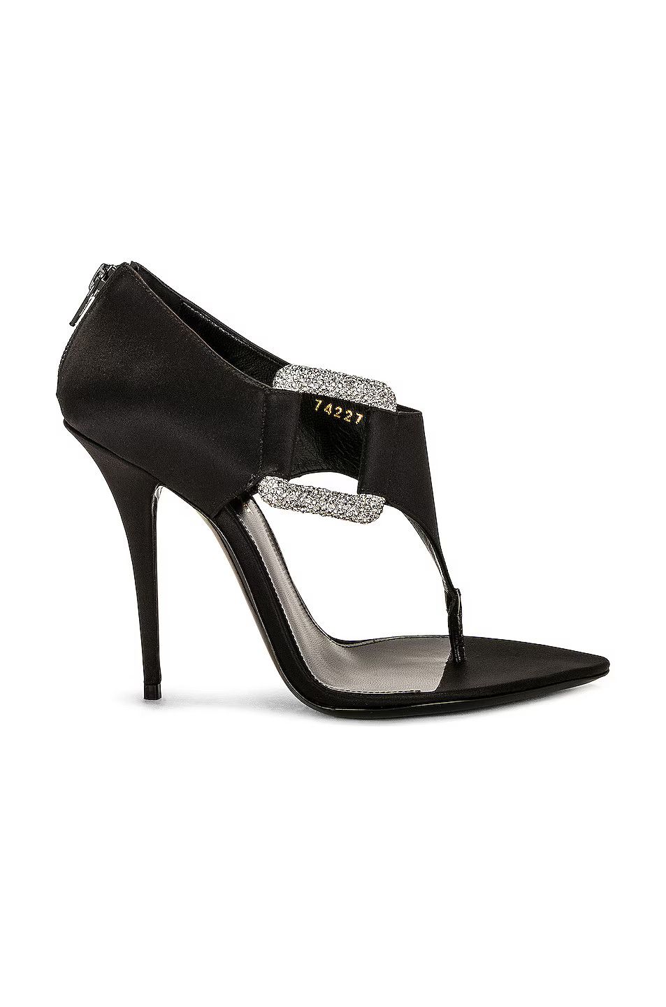 Saint Laurent Paris o1y0126 Thong Sandals in Black Size US 6 / IT 36 - 1 Thumbnail