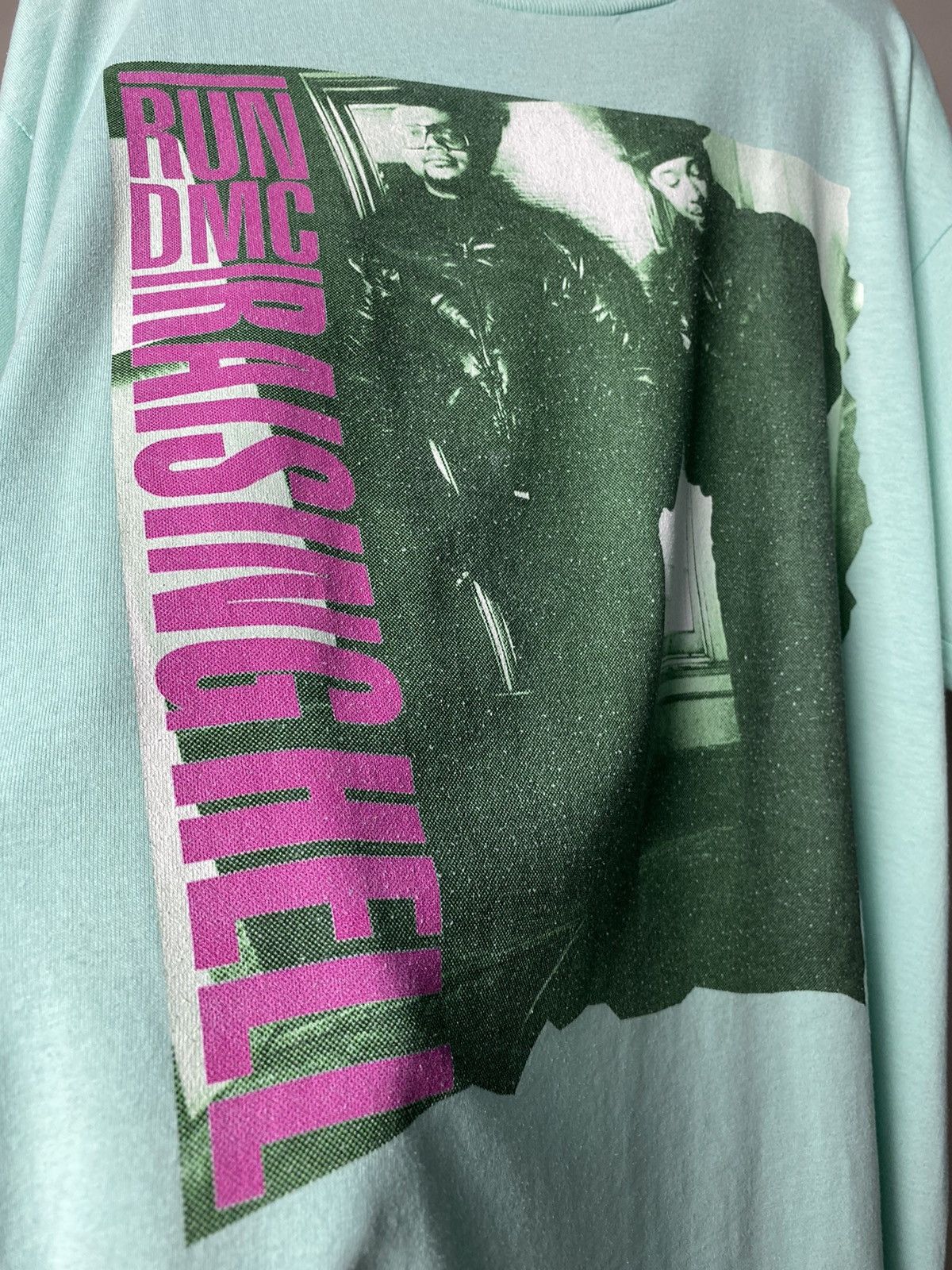 Band Tees × Rap Tees × Vintage RARE 80s Run Dmc Raising Hell Promo Tshirt Size US XL / EU 56 / 4 - 6 Thumbnail