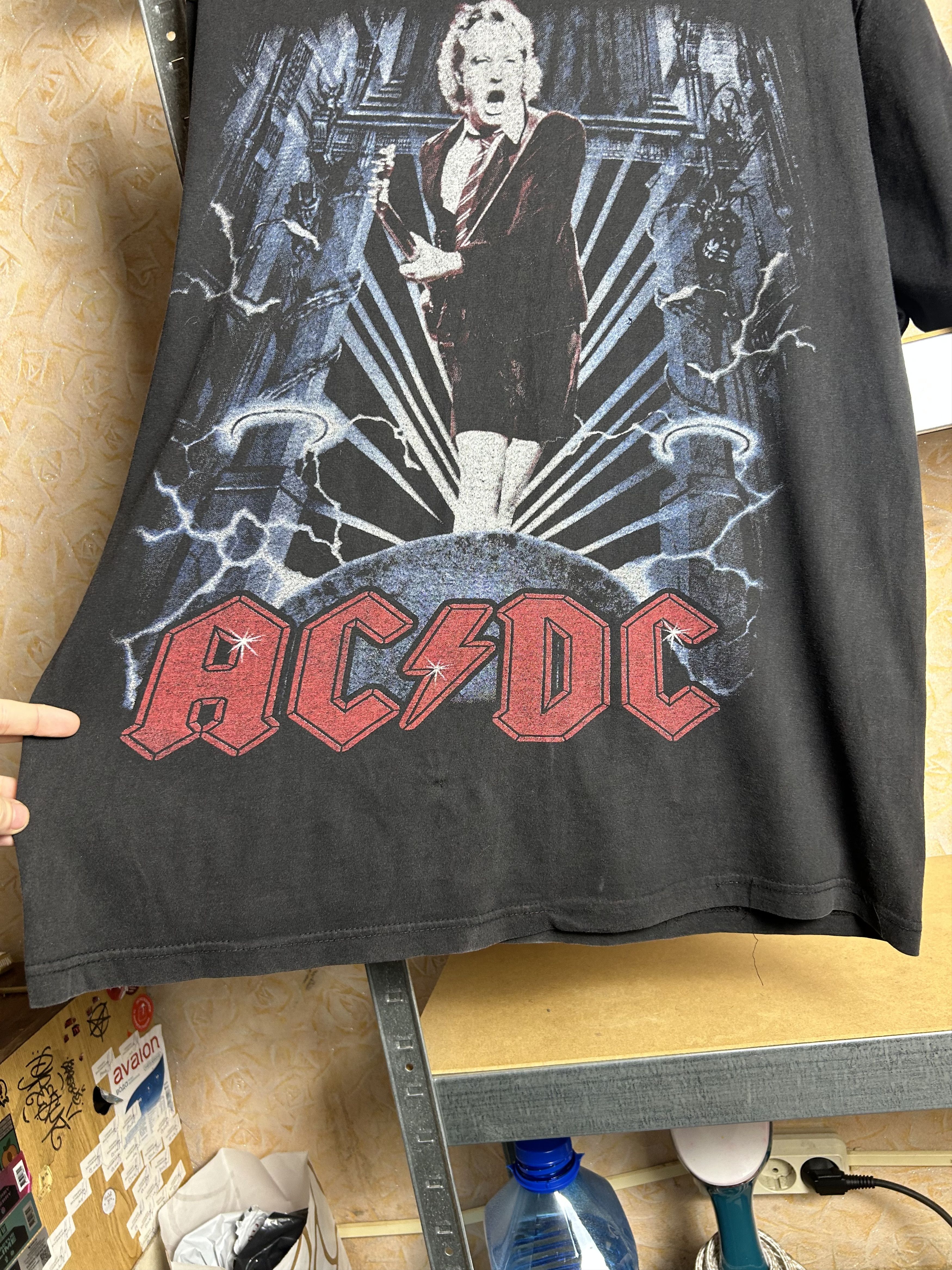 Band Tees Vintage 90s AC/DC Rock Band T-shirt Size US XL / EU 56 / 4 - 6 Thumbnail
