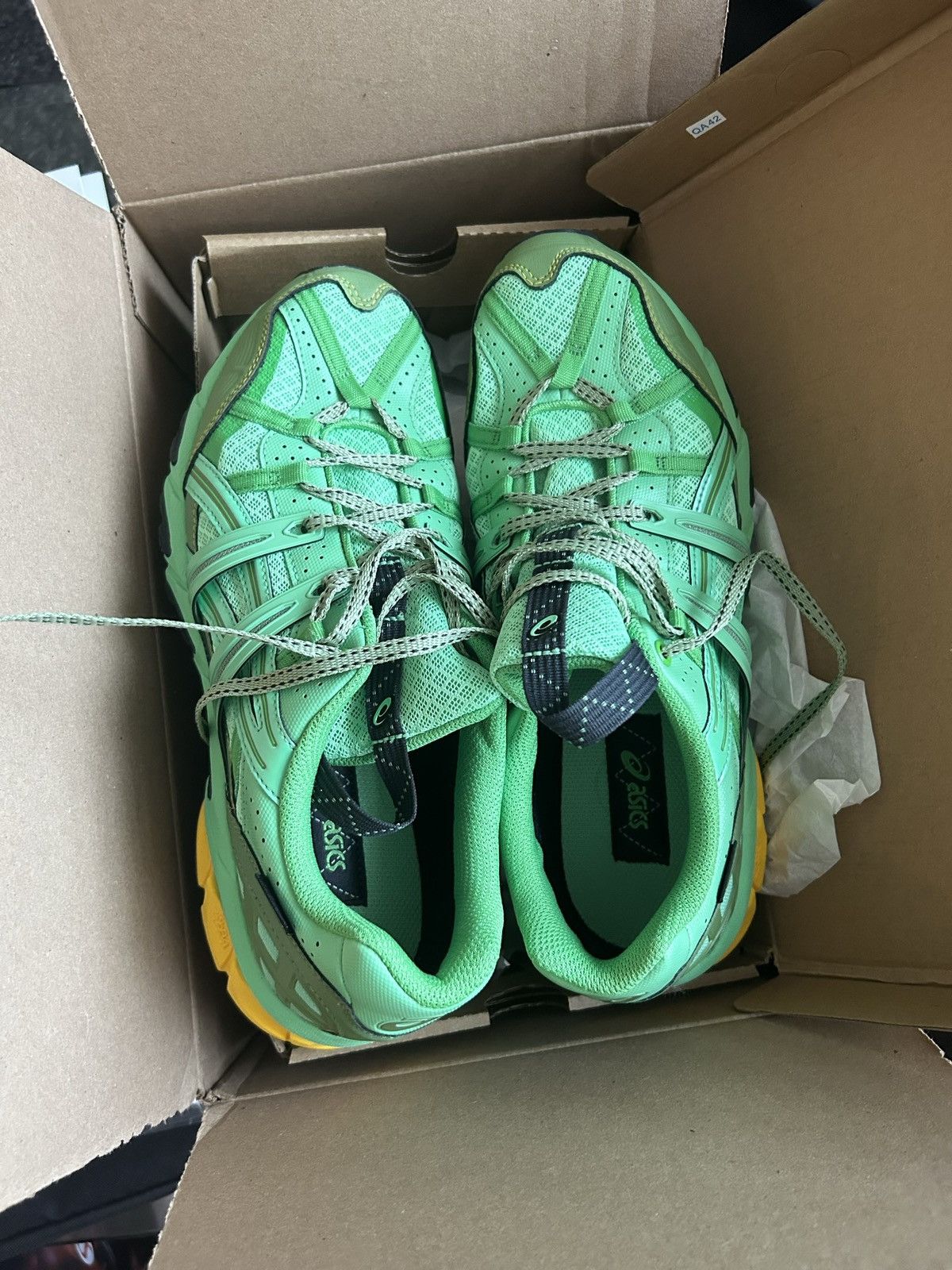 image of Asics Hs4-S Gel-Sonoma 15-50 Gtx Lace-Up Green Shoes, Men's (Size 9)