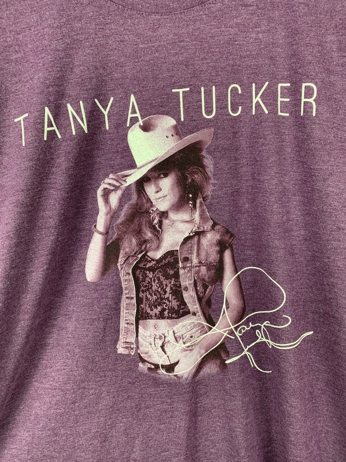 Band Tees Steals! Tanya Tucker American Country Solo Singer Tee Size US XL / EU 56 / 4 - 3 Thumbnail