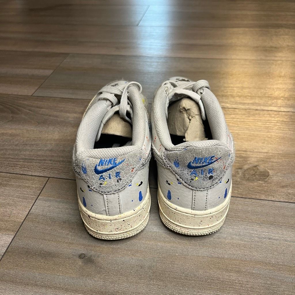 Nike Nike Air Force 1 LV8 3 GS Paint Splatter Youth 7 or Women’s Size US 8.5 / IT 38.5 - 4 Thumbnail