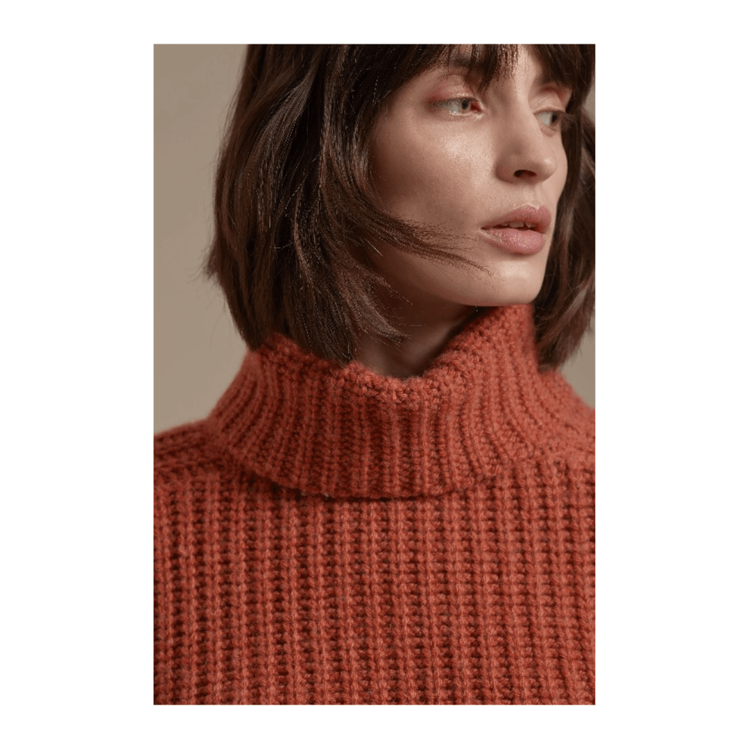 Loro Piana o1srvl11e0125 Davenport Turtleneck Sweater in Reddish Brown Size XS / US 0-2 / IT 36-38 - 3 Thumbnail