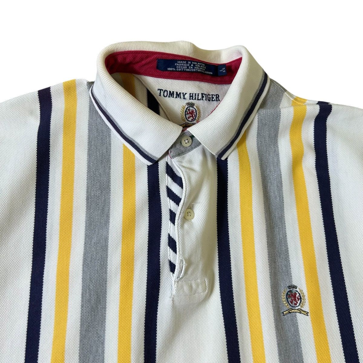 Tommy Hilfiger Vintage Tommy Hilfiger Striped Polos Size US L / EU 52-54 / 3 - 2 Thumbnail