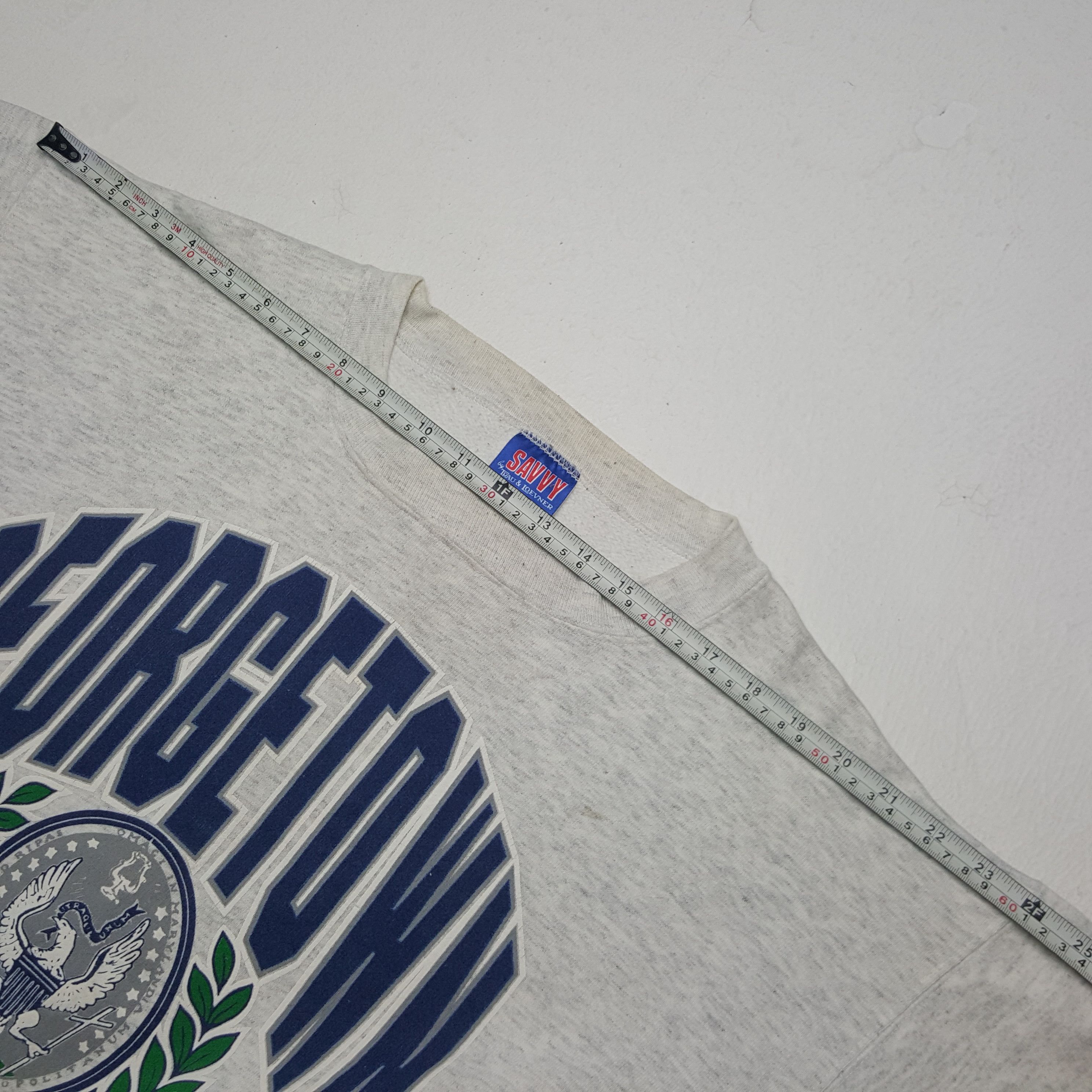 Japanese Brand × Vintage Vintage Georgetown Hoyas American Basketball NBA Sweatshirt Size US L / EU 52-54 / 3 - 5 Thumbnail