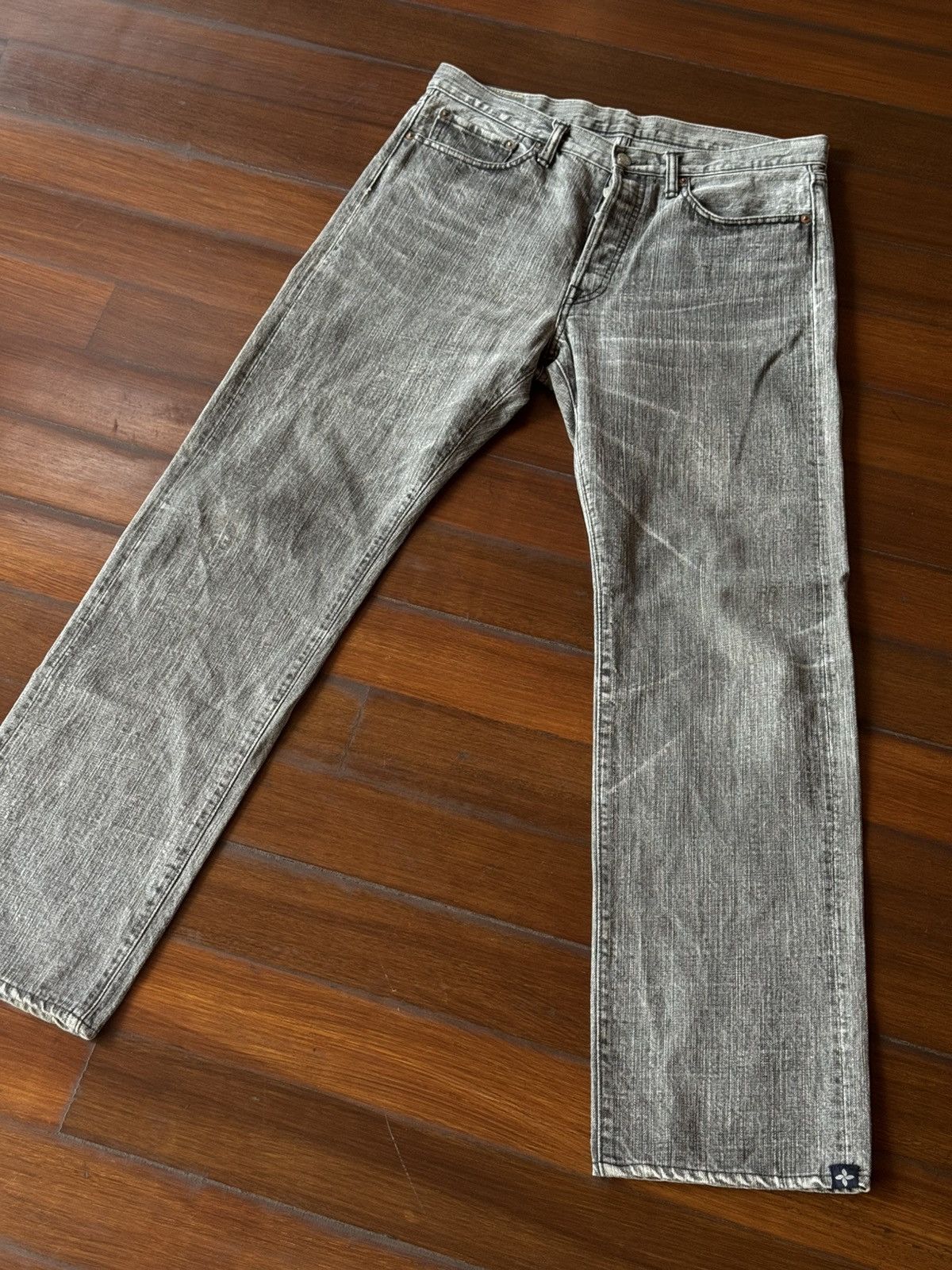 Yohji Yamamoto Vintage Yohji Yamamoto Spotted Horse Magic Wash Denim Jeans Size US 34 / EU 50 - 2 Thumbnail