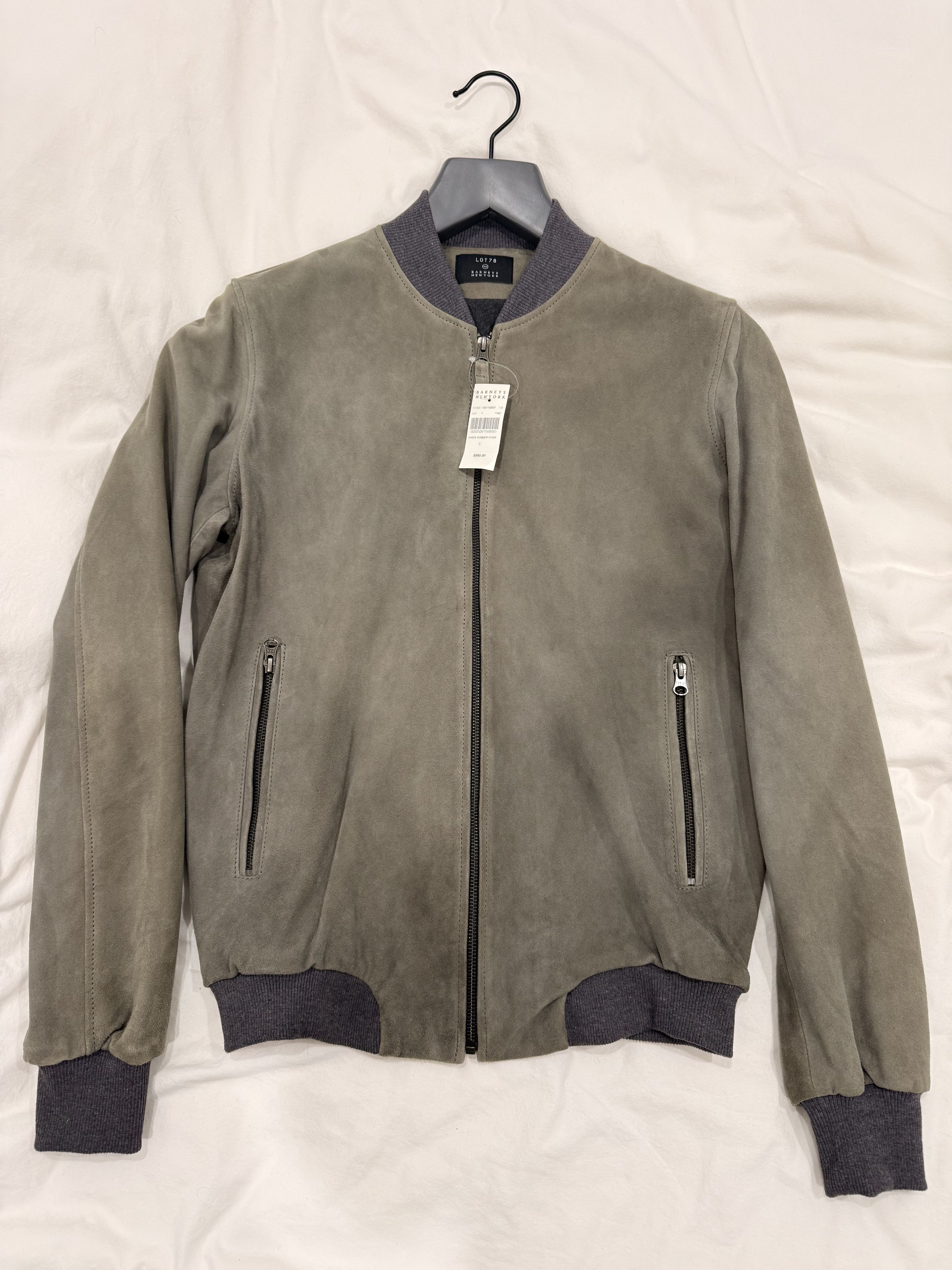 lot78 Barney's New York Suede Bomber Size US M / EU 48-50 / 2 - 1 Thumbnail