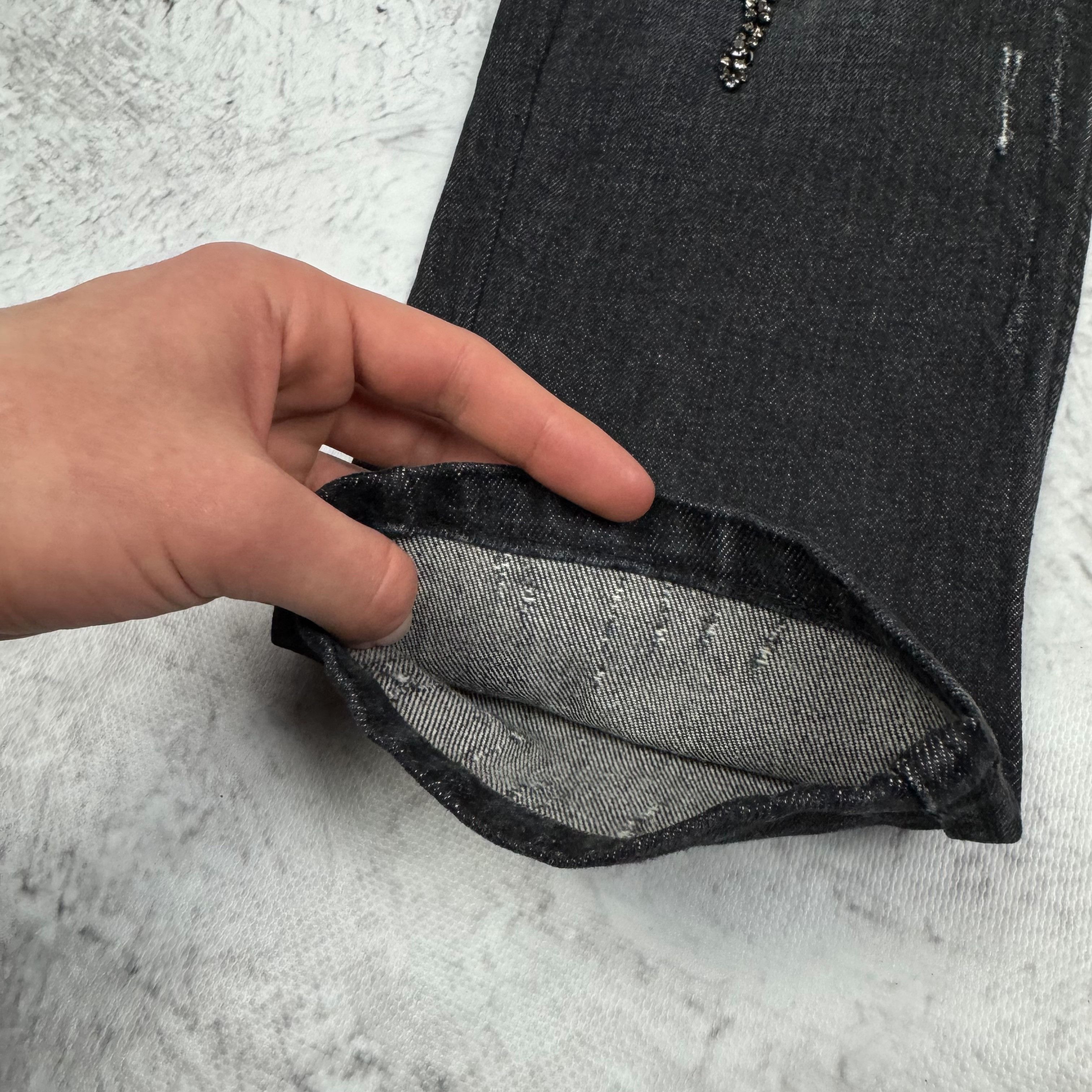 Gucci Gucci Distressed Rhinestone Embellishment Jeans 44 Size US 32 / EU 48 - 11 Thumbnail