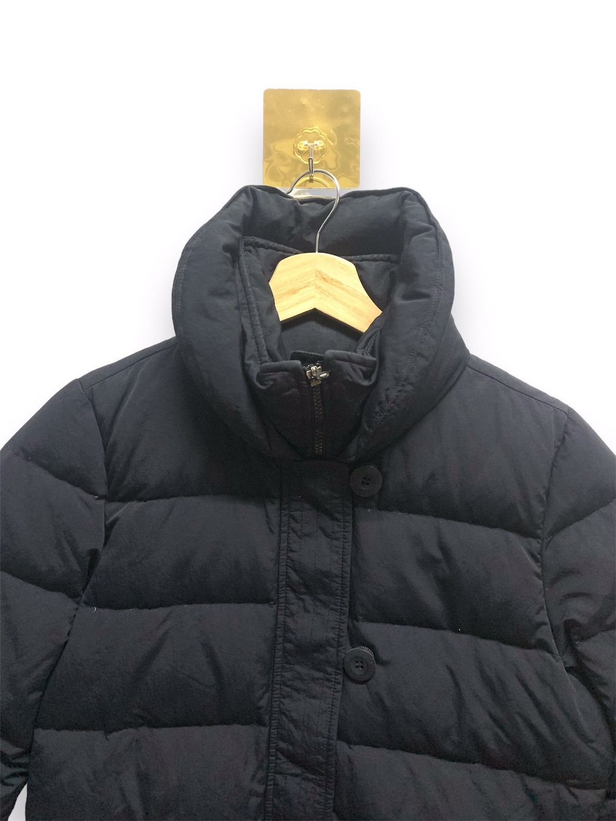 Nike × Vintage NIKE Sportswear Black Long Puffer Jacket Size US M / EU 48-50 / 2 - 5 Thumbnail