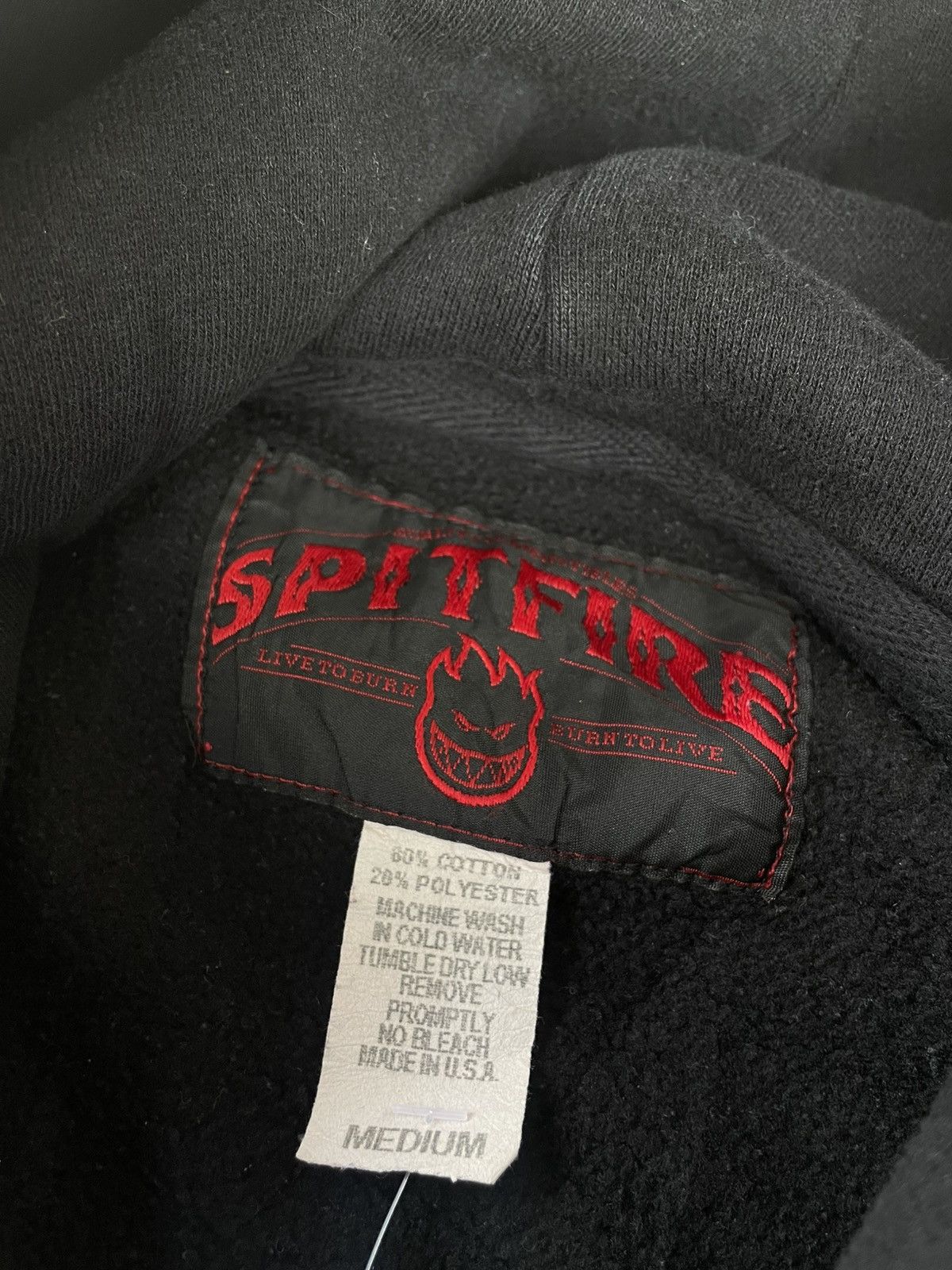 Vintage Spitfire Skateboard Pull Over