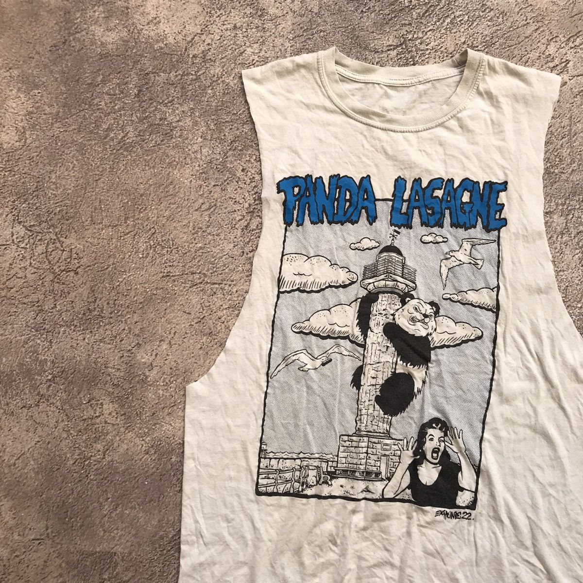 Vintage Vintage 90s Graphic Tank Top Y2K Streetwear Skate Wide Leg M Size US M / EU 48-50 / 2 - 2 Thumbnail