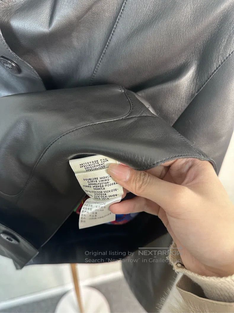 Hermes Hermes Lightweight Black Leather Jacket Size XXS / US 00 / IT 34 - 6 Thumbnail