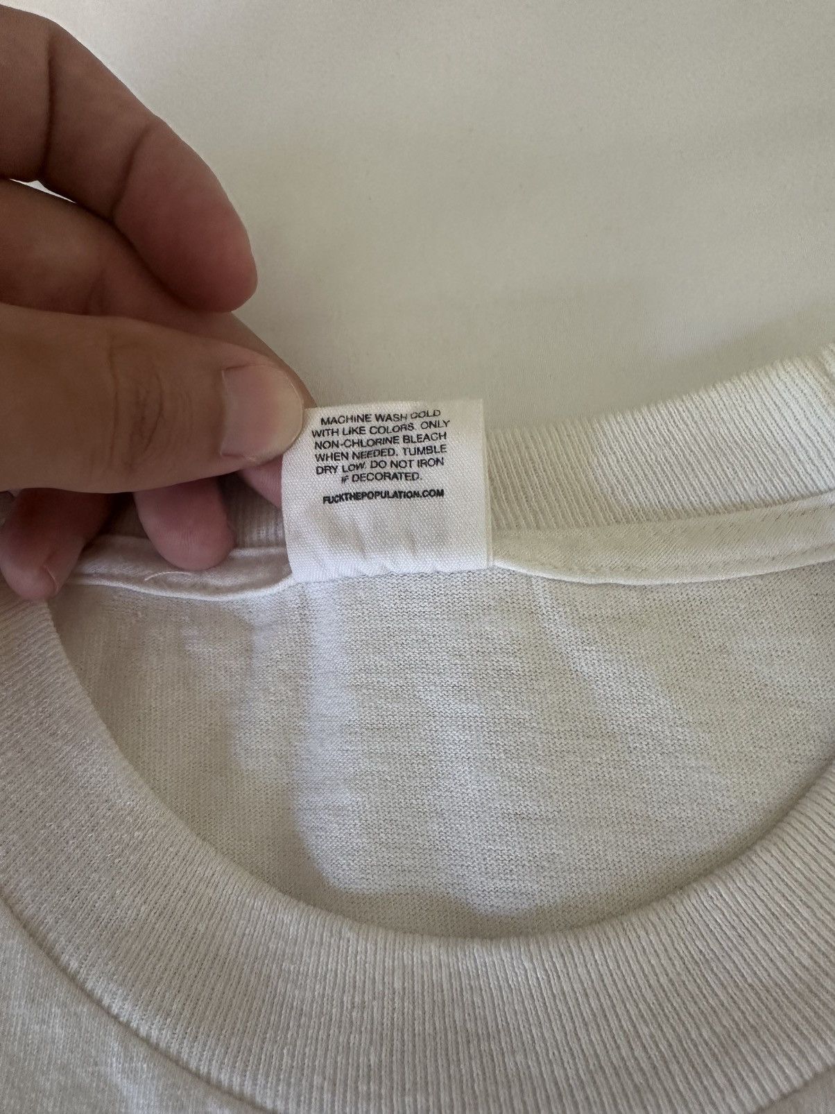 Fuck The Population FTP X Kodone collab FTP logo shirt white size XL Size US XL / EU 56 / 4 - 6 Thumbnail
