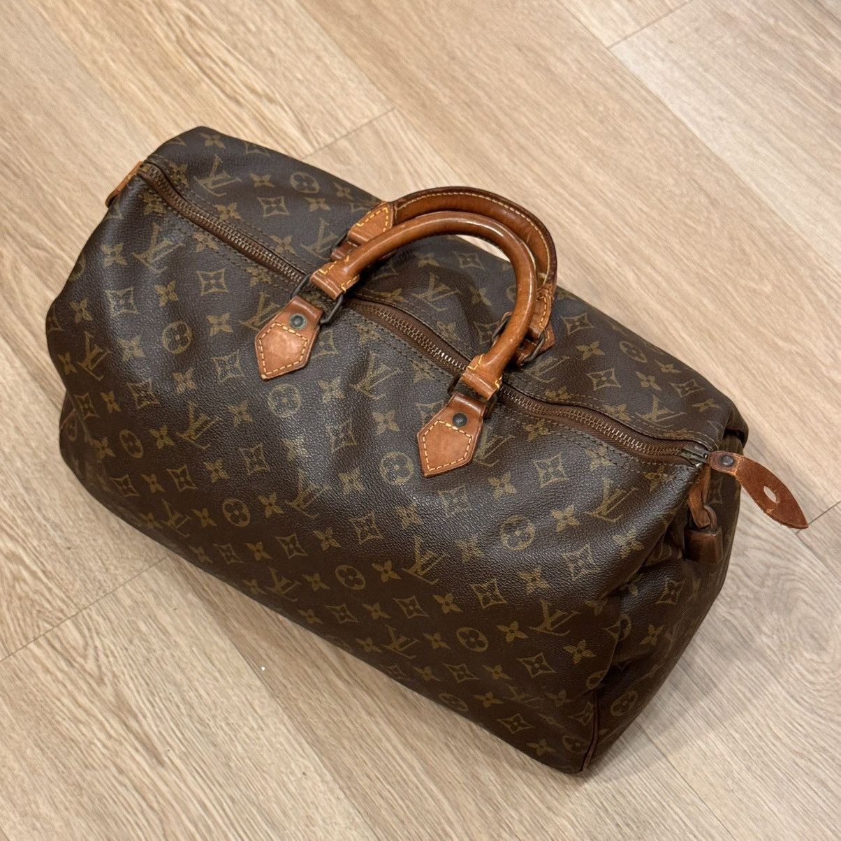 Pre-owned Louis Vuitton Monogram Speedy 40 Duffle Bag M41522 In Multicolor
