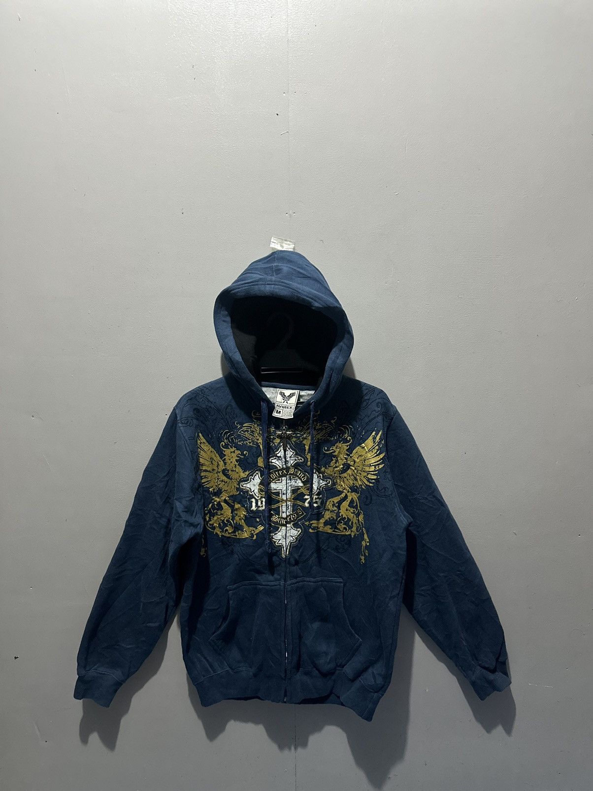 Avirex × Vintage Avirex Hoodie Mens Size M Fullzipper Size US M / EU 48-50 / 2 - 4 Thumbnail