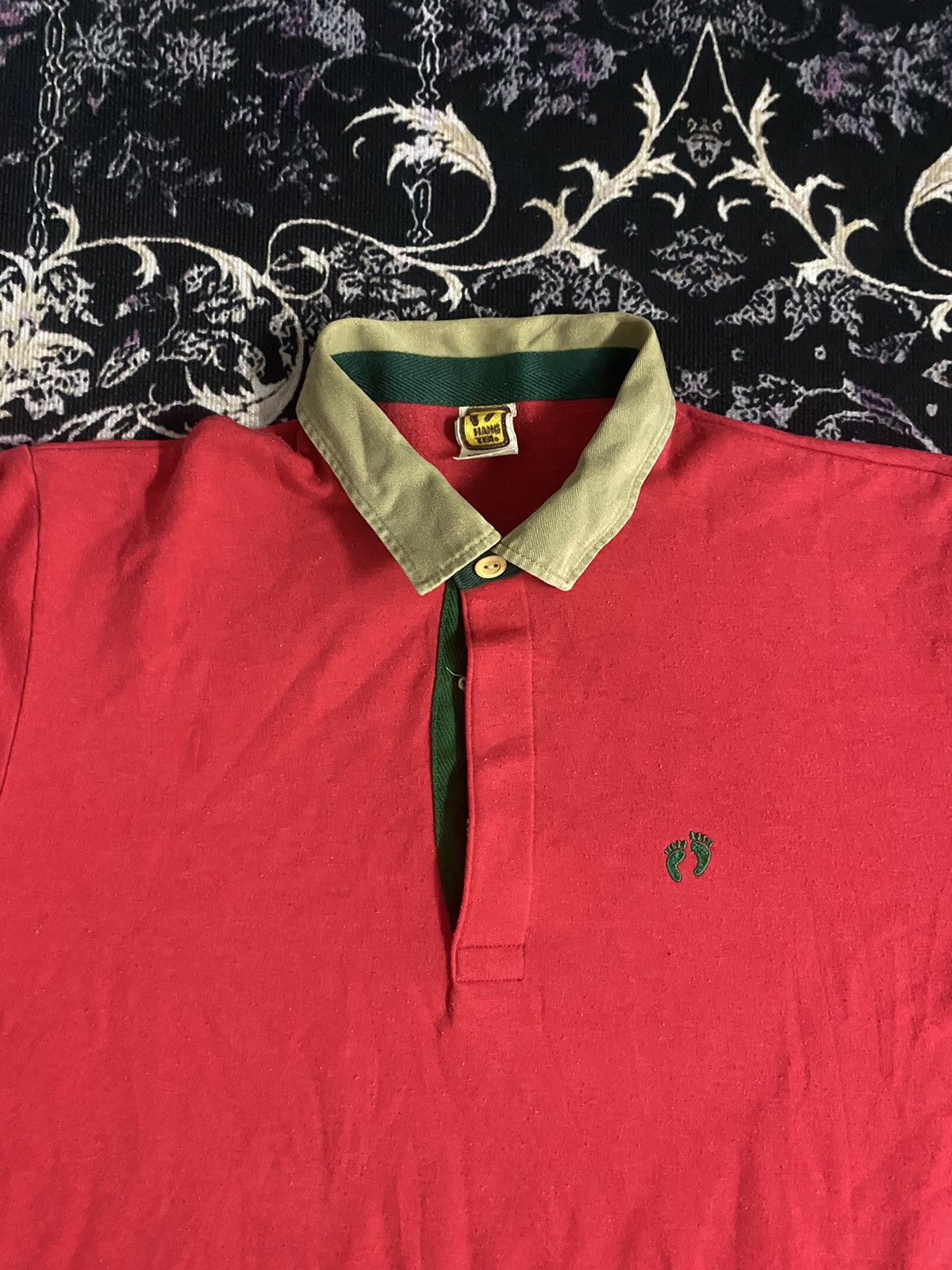 Hang Ten × Vintage Vintage Hang ten Longsleeve Single Stich colar 🚀 Size US L / EU 52-54 / 3 - 2 Thumbnail